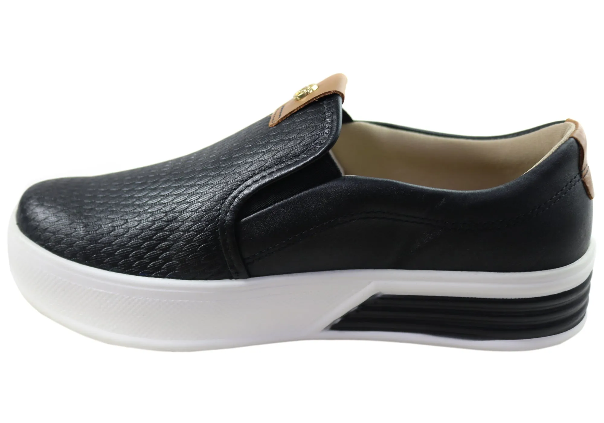 Pegada Cathy Damen Bequeme Leder Freizeitschuhe Hergestellt in Brasilien Pegada Schuhe