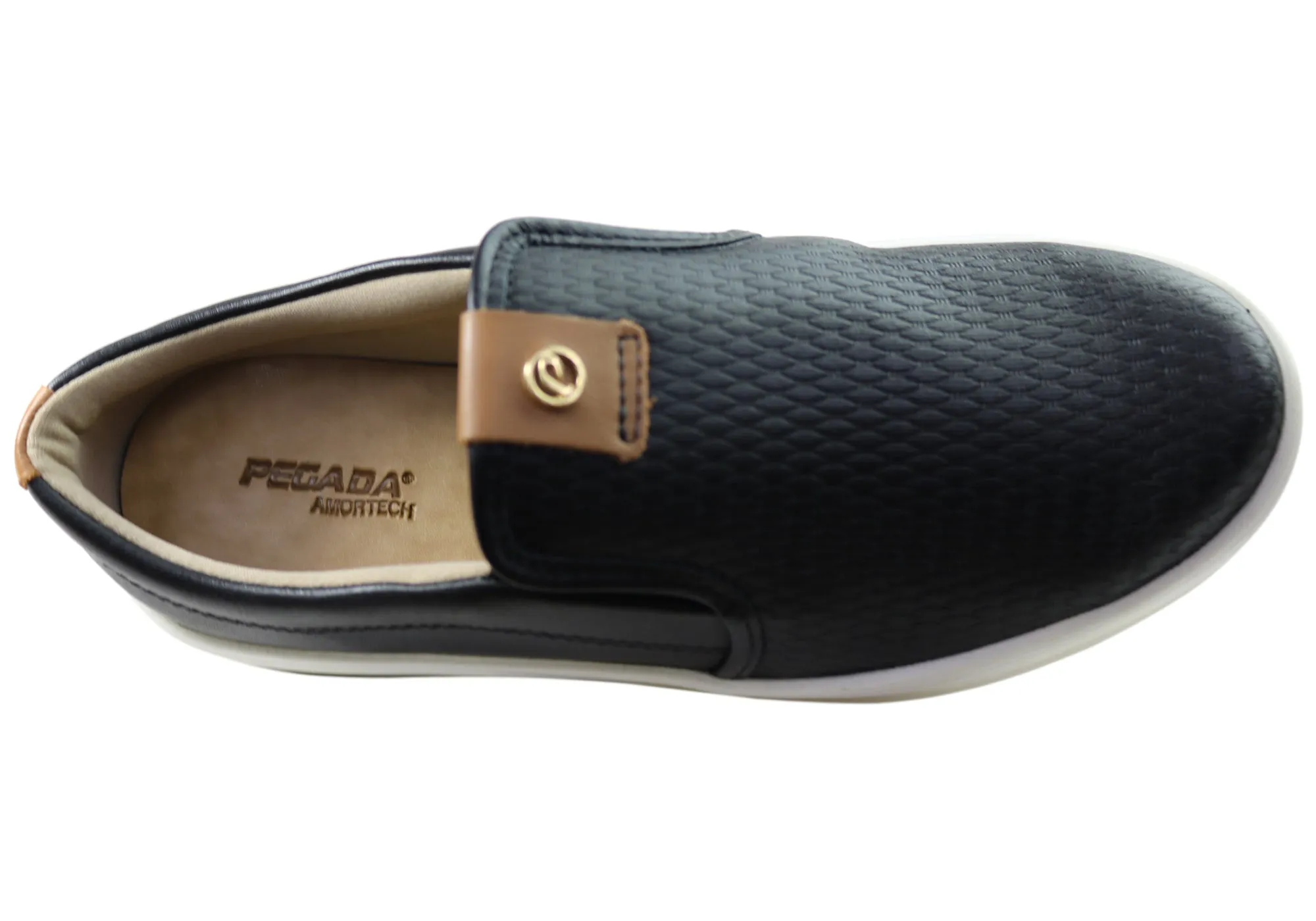 Pegada Cathy Damen Bequeme Leder Freizeitschuhe Hergestellt in Brasilien Pegada Schuhe
