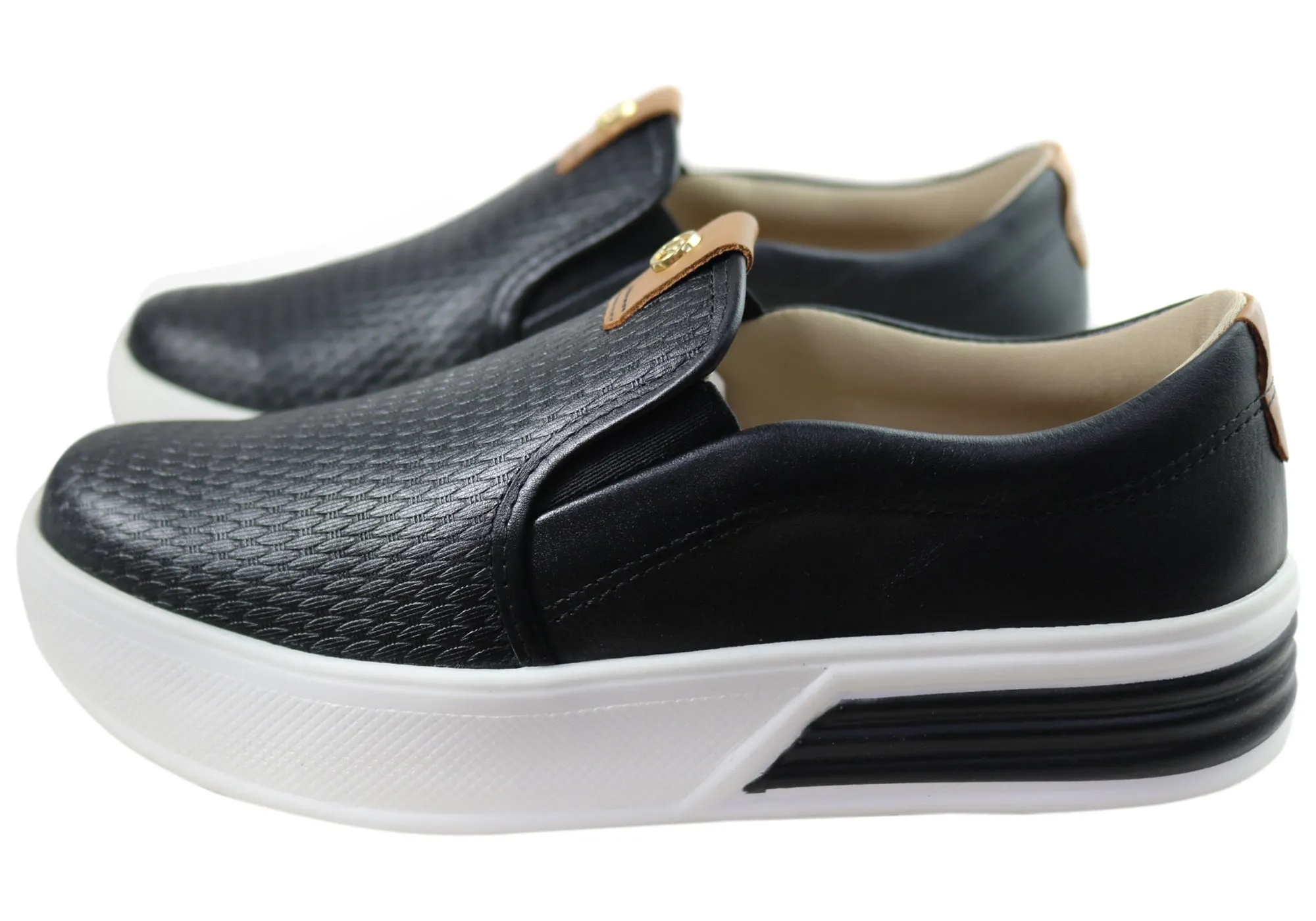 Pegada Cathy Damen Bequeme Leder Freizeitschuhe Hergestellt in Brasilien Pegada Schuhe
