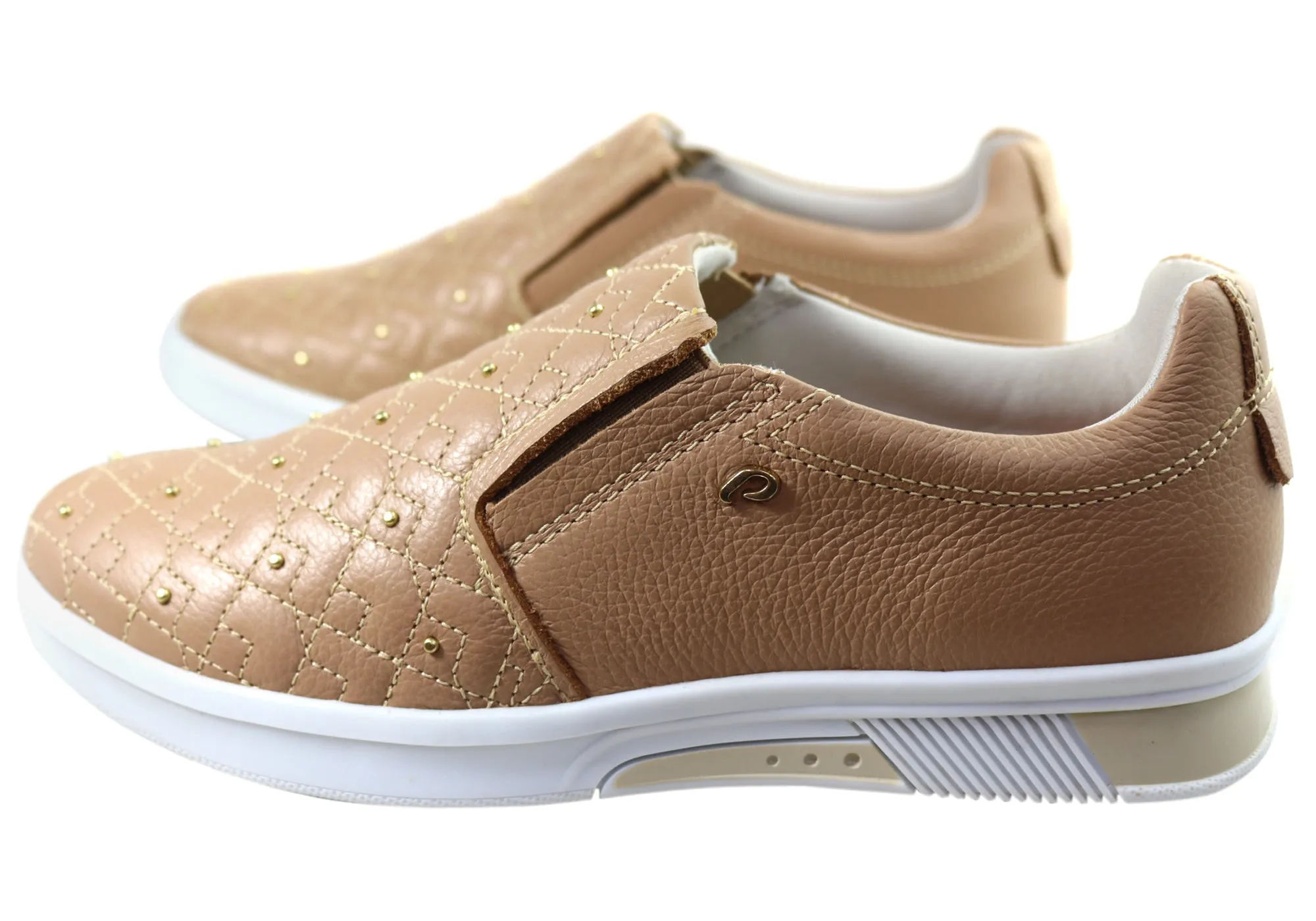 Pegada Charisma Bequeme Leder-Casualschuhe für Damen Hergestellt in Brasilien Pegada Schuhe