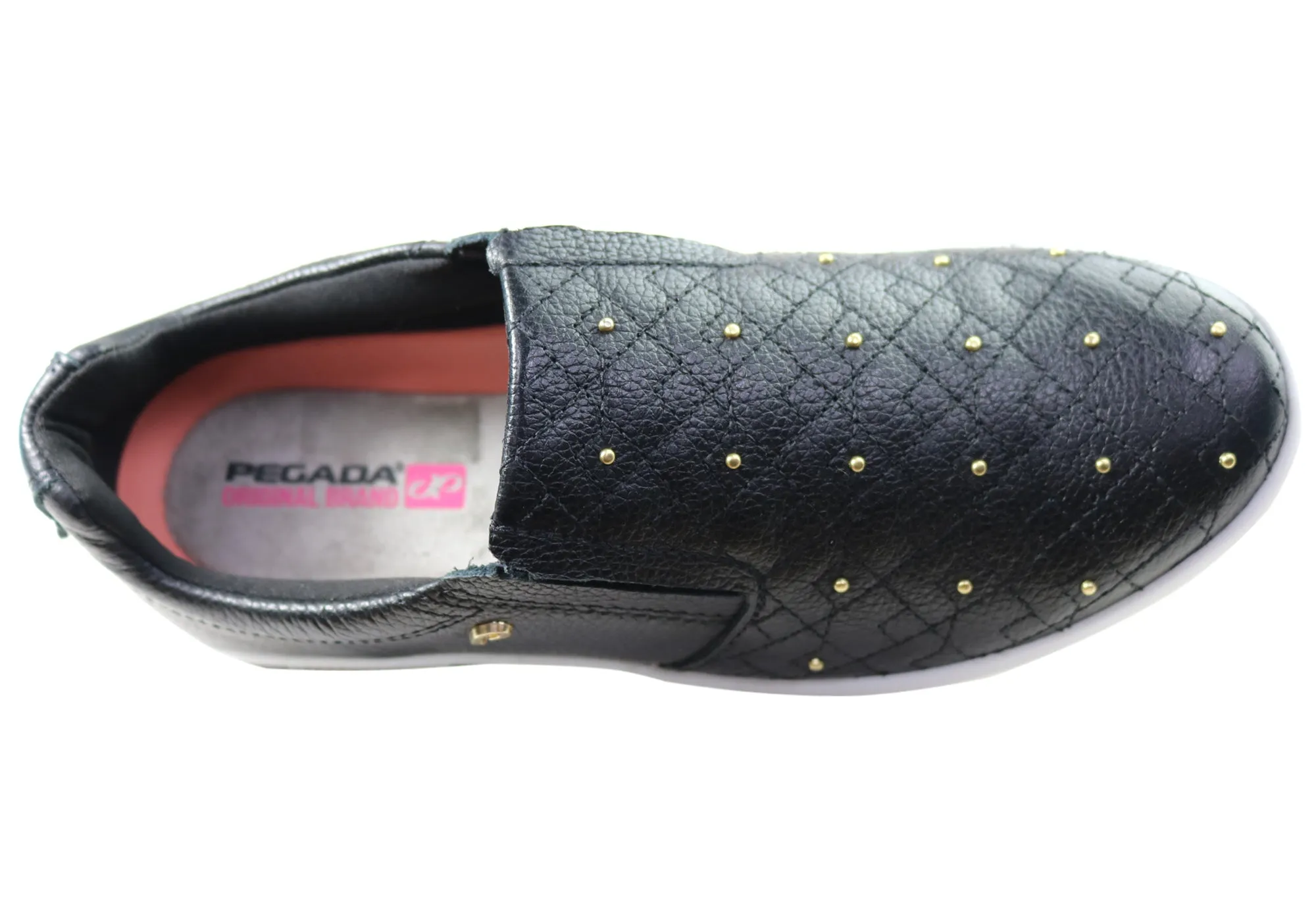 Pegada Charisma Bequeme Leder-Casualschuhe für Damen Hergestellt in Brasilien Pegada Schuhe