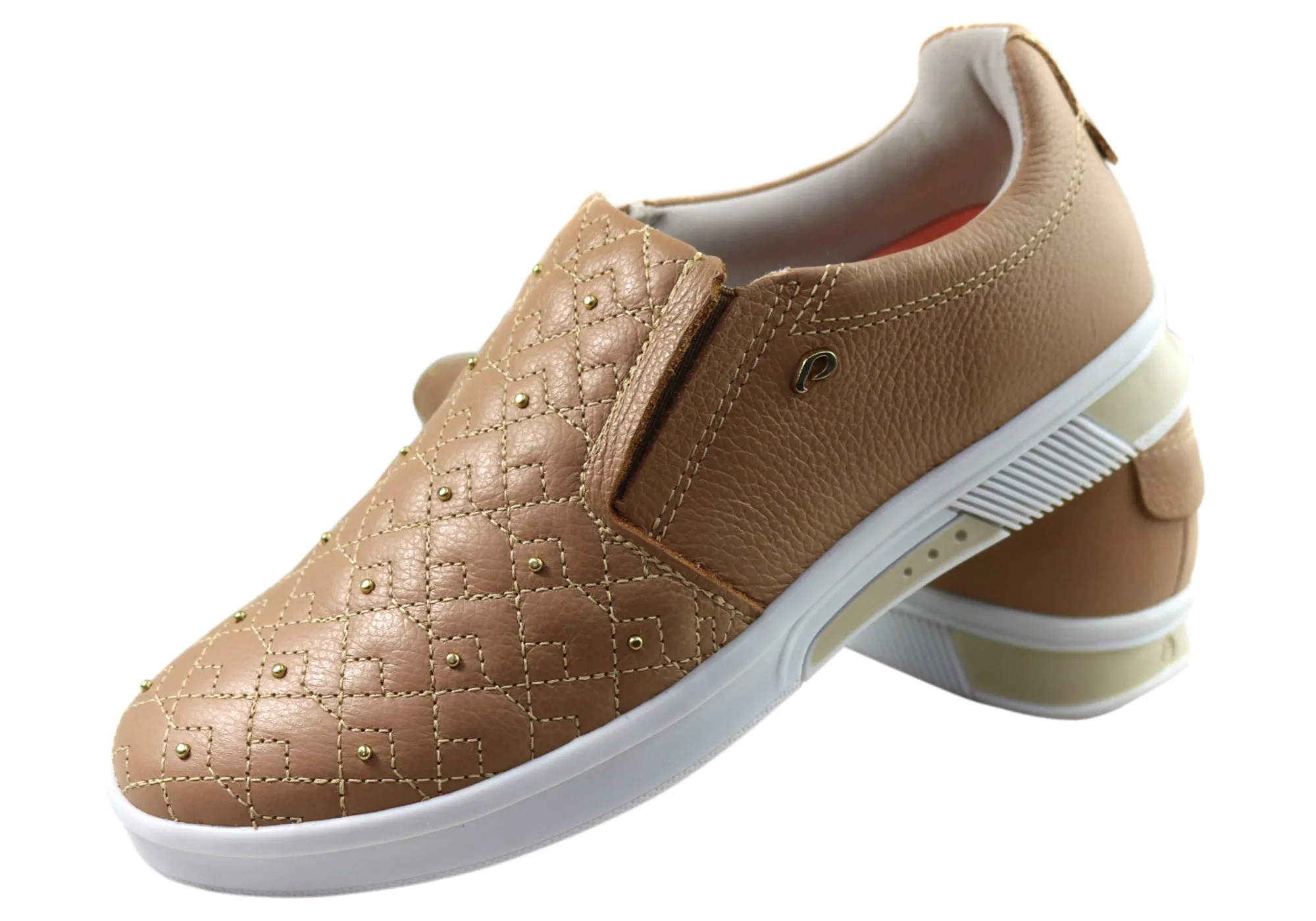 Pegada Charisma Bequeme Leder-Casualschuhe für Damen Hergestellt in Brasilien Pegada Schuhe