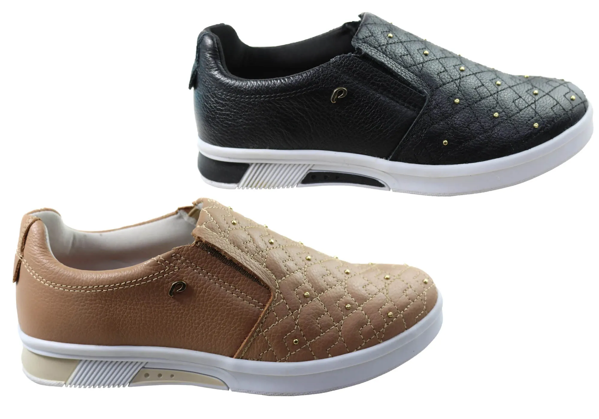 Pegada Charisma Bequeme Leder-Casualschuhe für Damen Hergestellt in Brasilien Pegada Schuhe