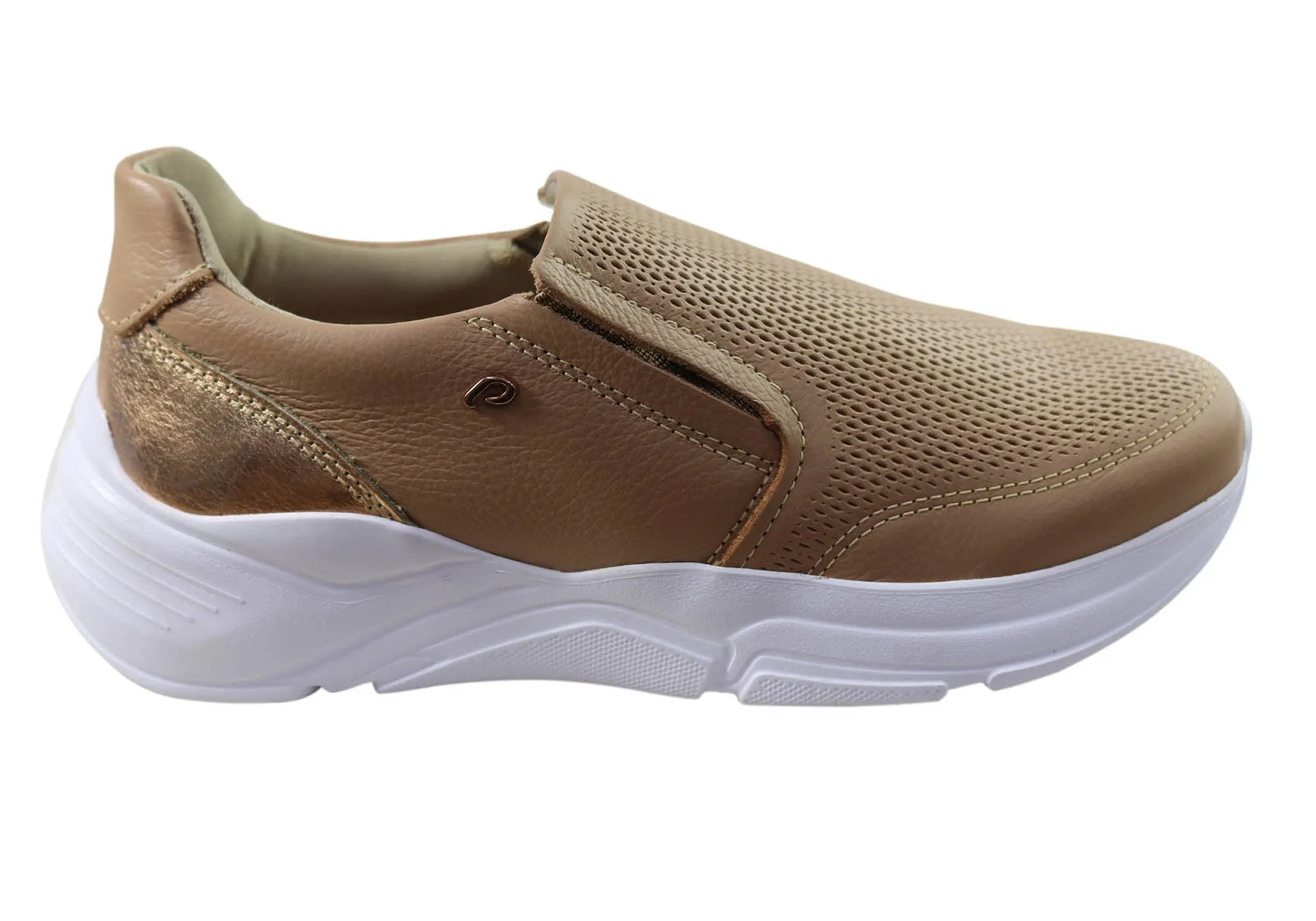 Pegada Kerri Damen Bequeme Leder Freizeitschuhe Hergestellt in Brasilien Pegada Schuhe