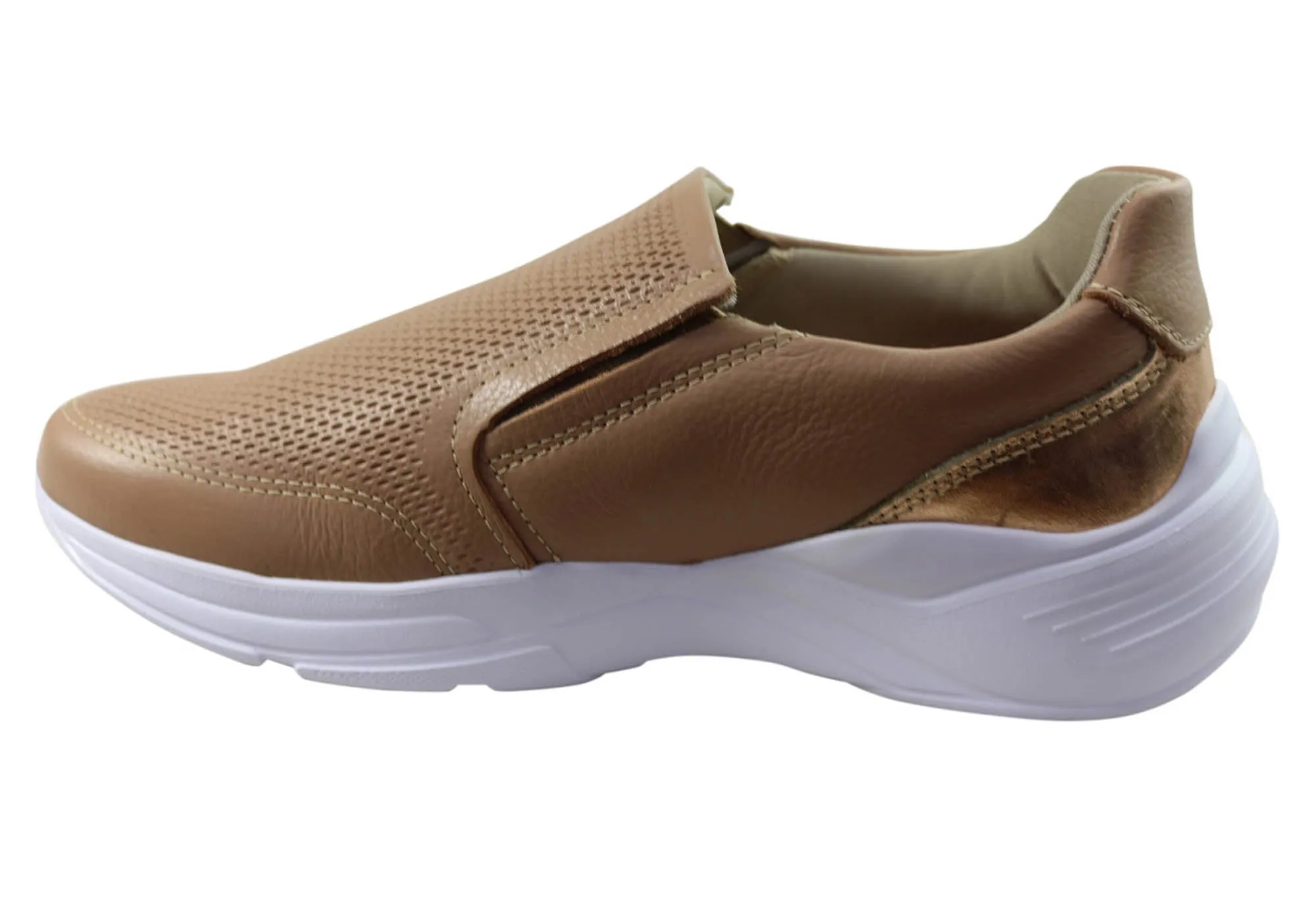 Pegada Kerri Damen Bequeme Leder Freizeitschuhe Hergestellt in Brasilien Pegada Schuhe