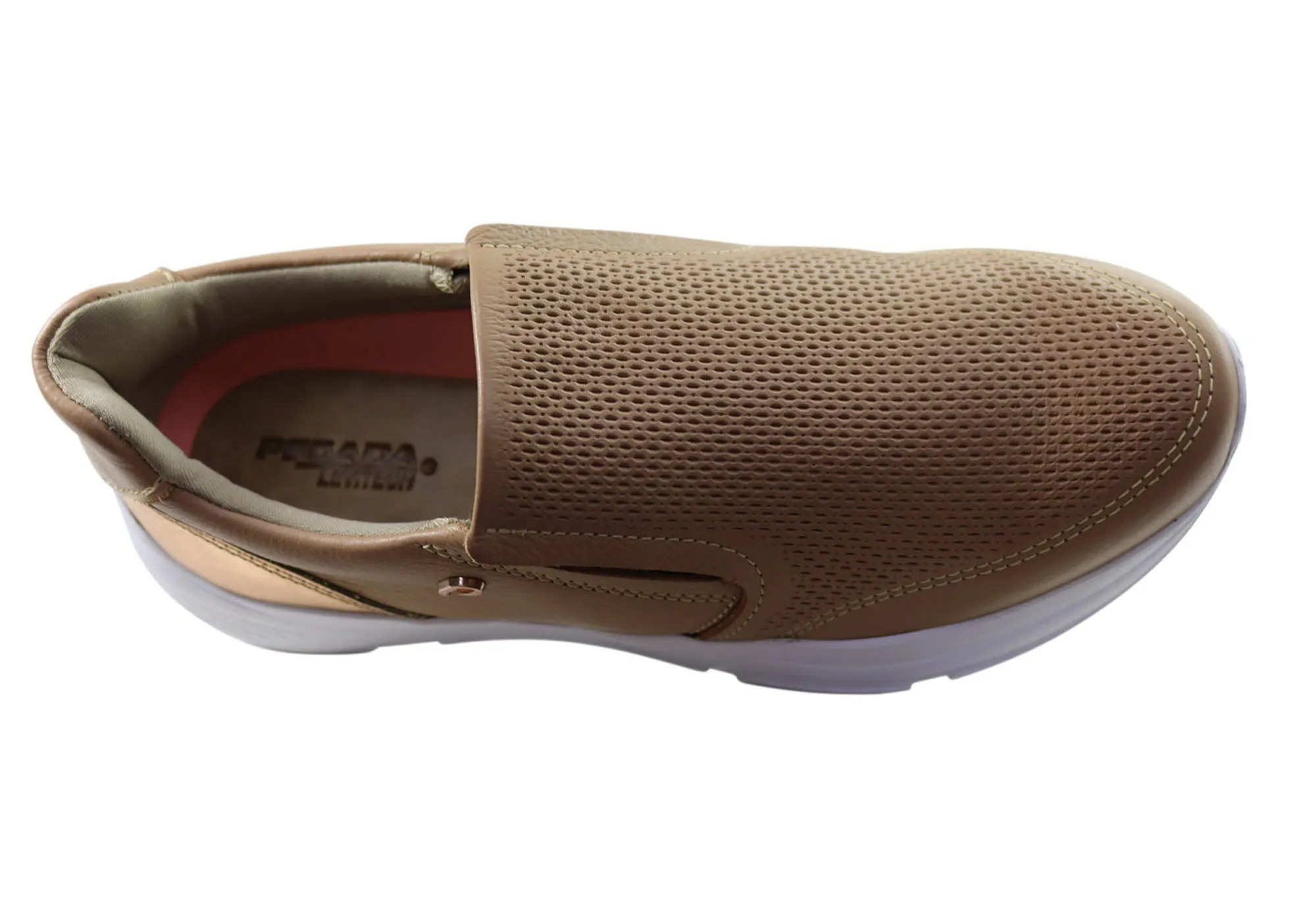 Pegada Kerri Damen Bequeme Leder Freizeitschuhe Hergestellt in Brasilien Pegada Schuhe