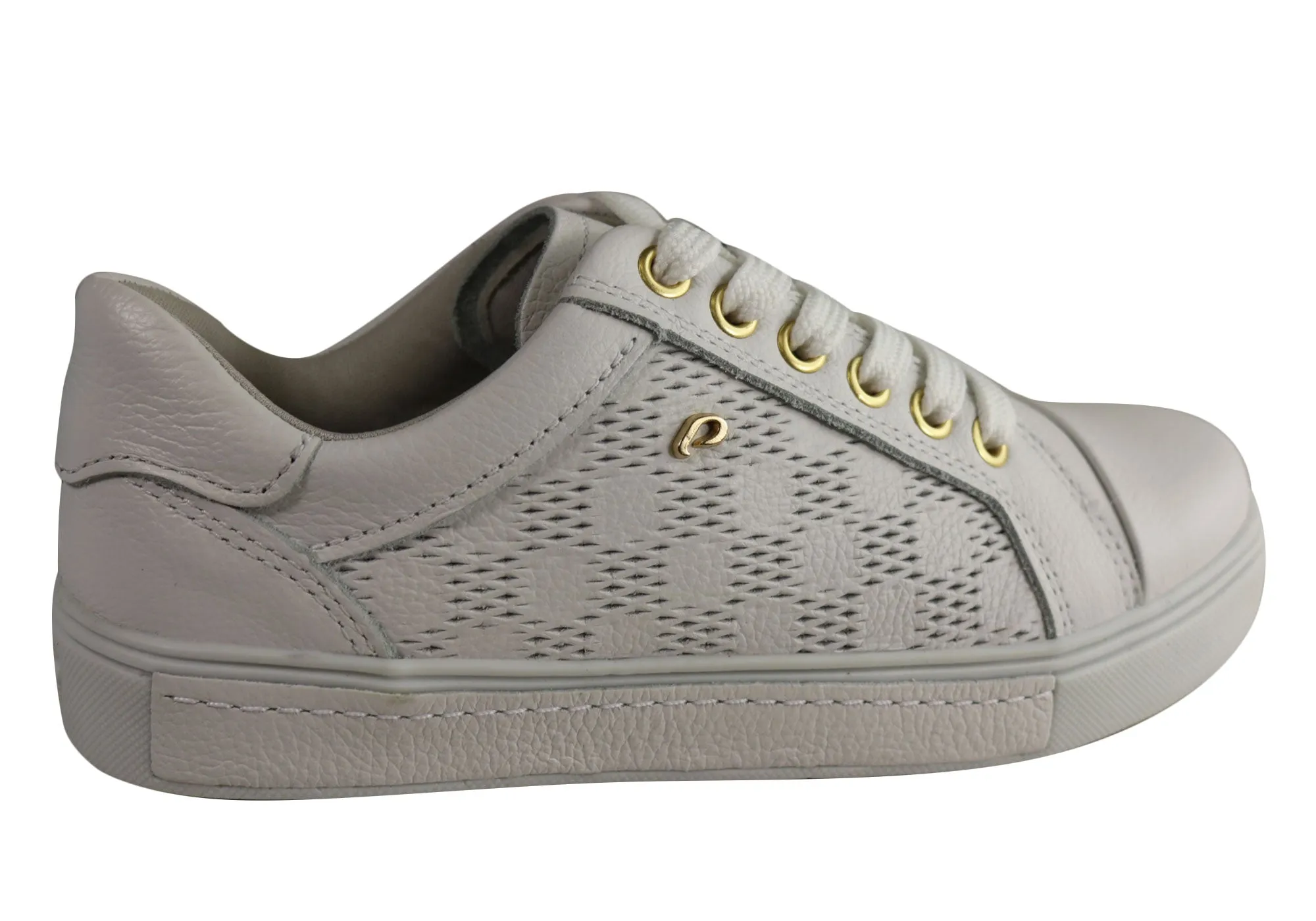 Pegada Micci Damen Bequeme Leder Freizeitschuhe Hergestellt in Brasilien Pegada Schuhe
