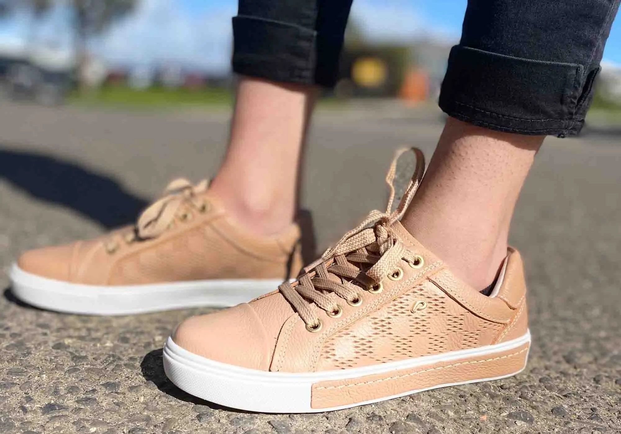 Pegada Micci Damen Bequeme Leder Freizeitschuhe Hergestellt in Brasilien Pegada Schuhe