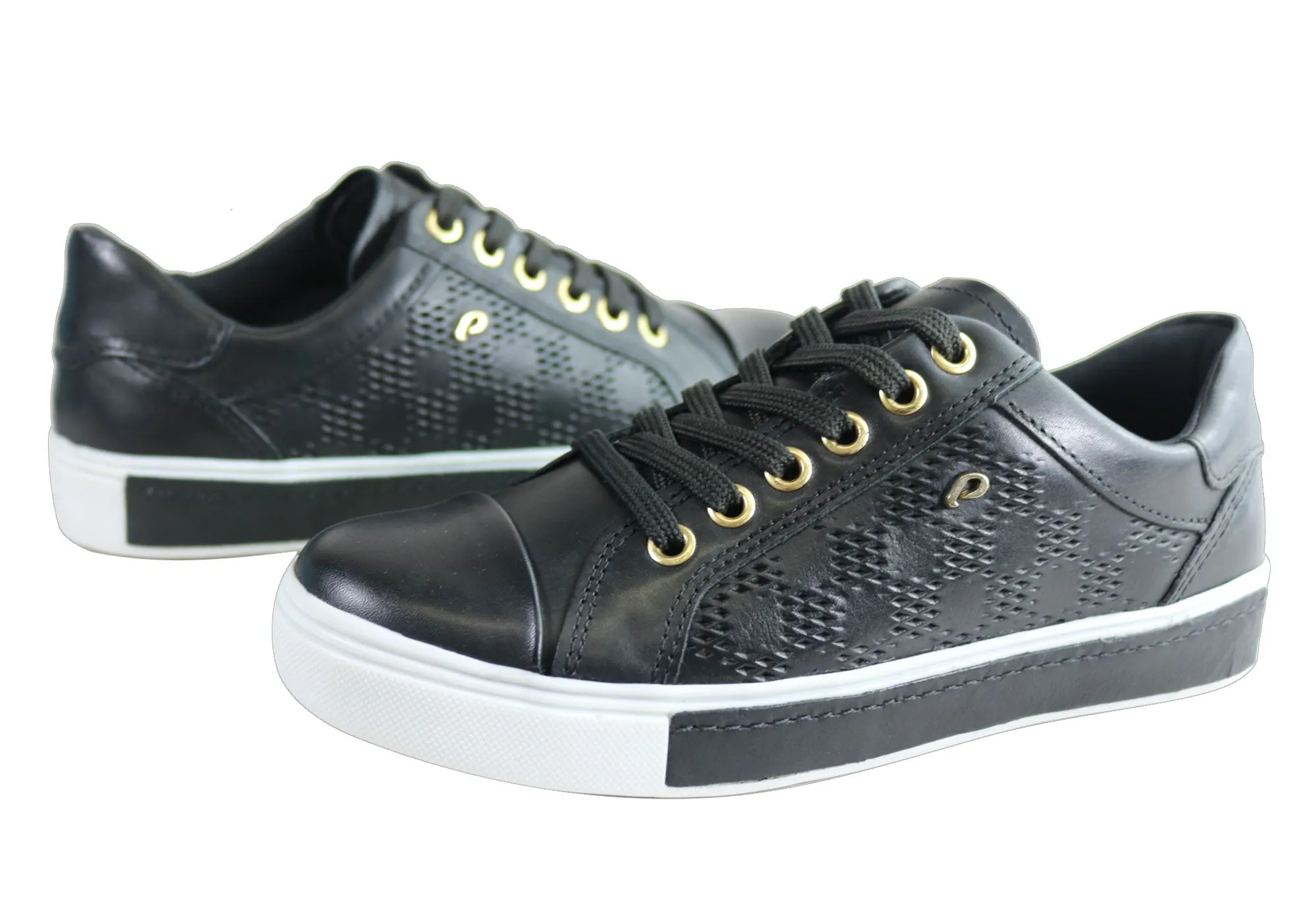 Pegada Micci Damen Bequeme Leder Freizeitschuhe Hergestellt in Brasilien Pegada Schuhe