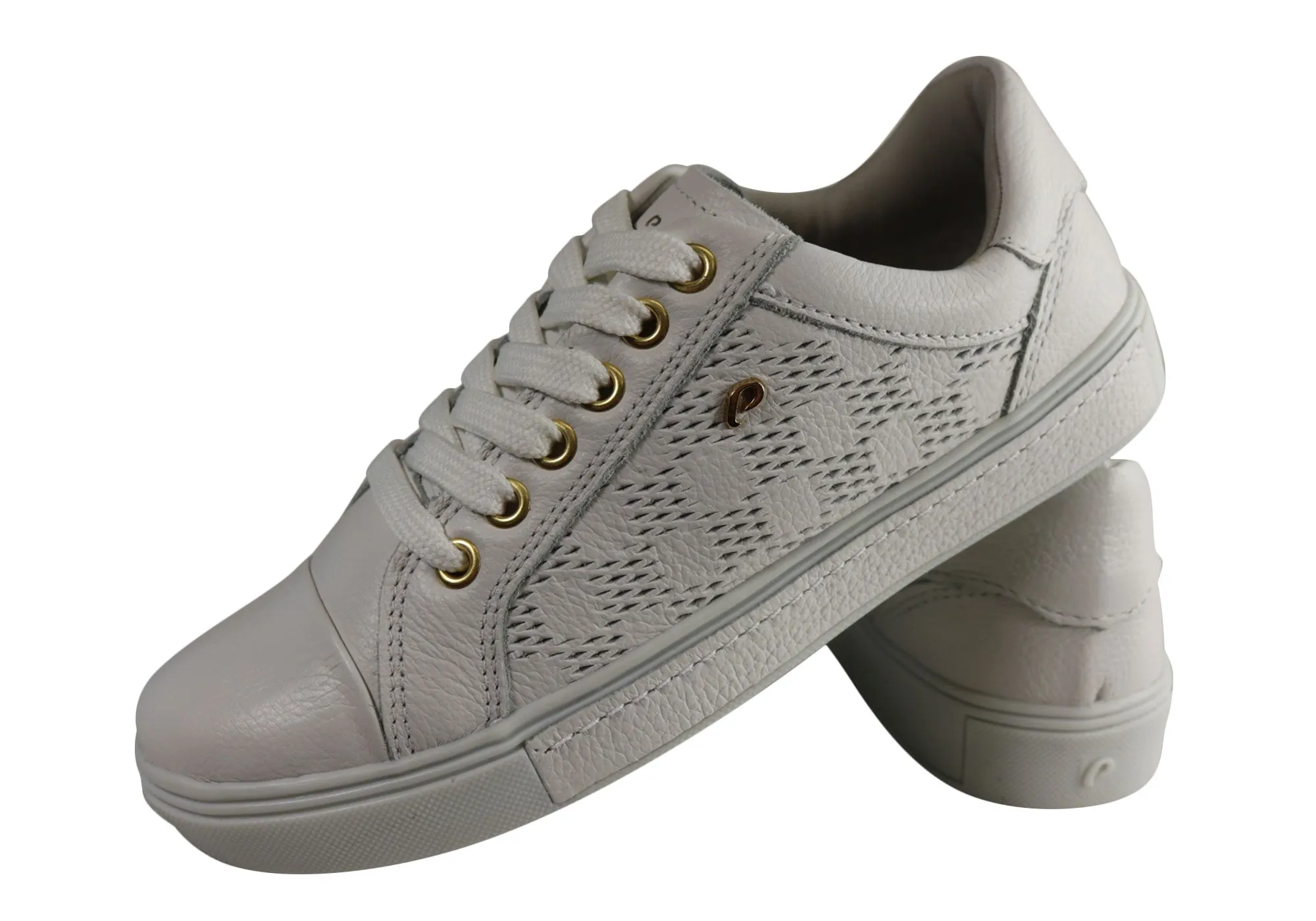 Pegada Micci Damen Bequeme Leder Freizeitschuhe Hergestellt in Brasilien Pegada Schuhe