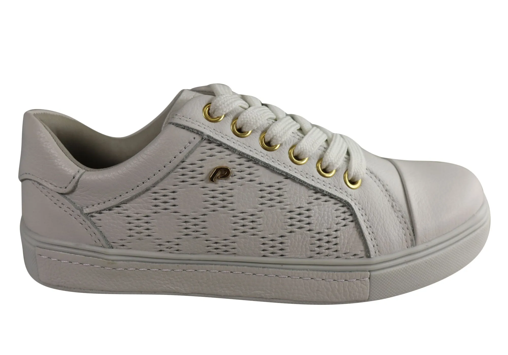 Pegada Micci Damen Bequeme Leder Freizeitschuhe Hergestellt in Brasilien Pegada Schuhe