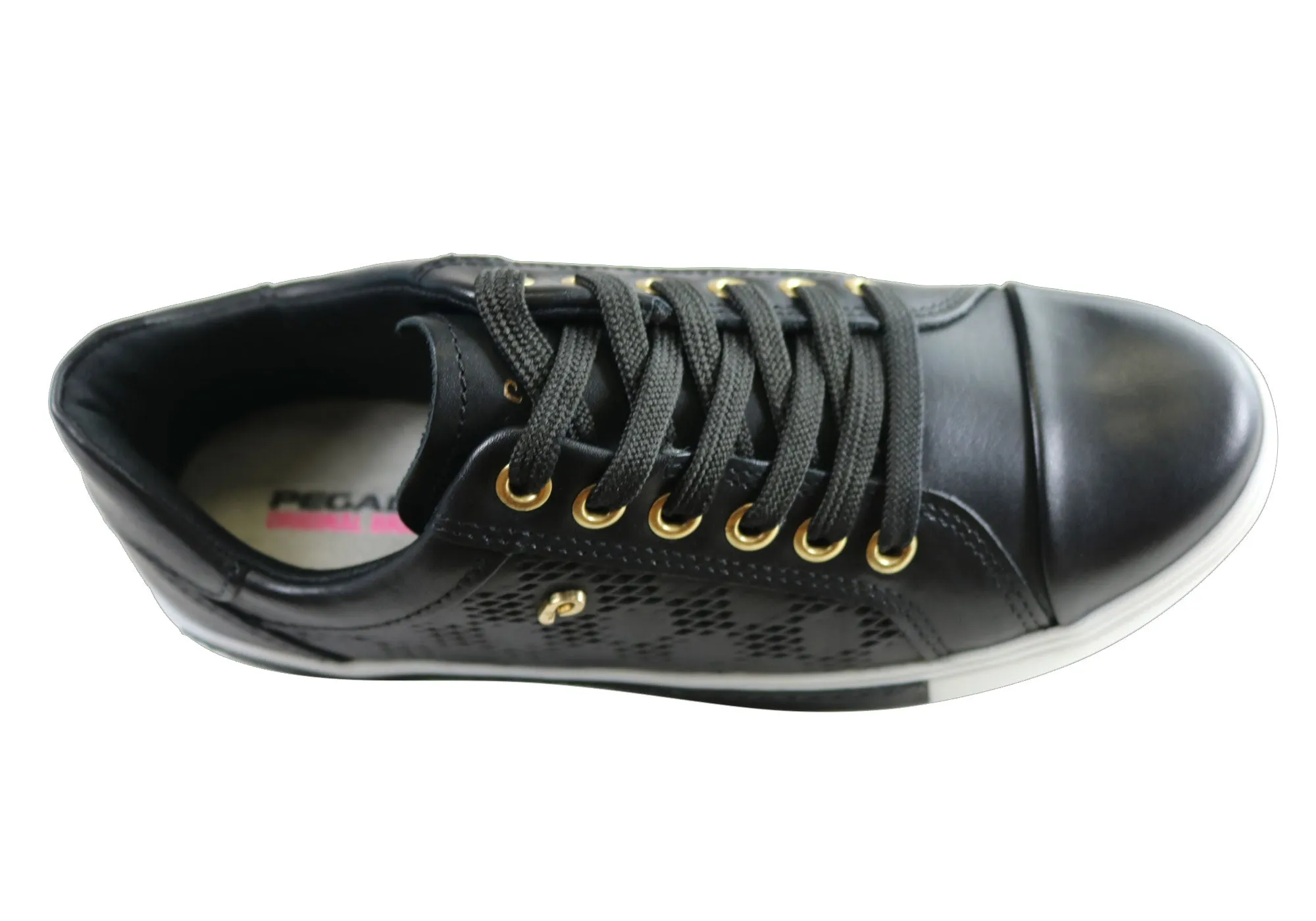Pegada Micci Damen Bequeme Leder Freizeitschuhe Hergestellt in Brasilien Pegada Schuhe