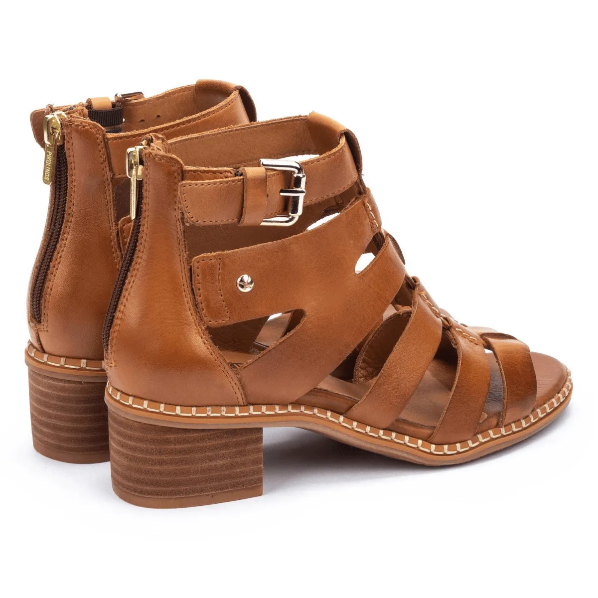 Pikolinos Damen Blanes Brandy Leder