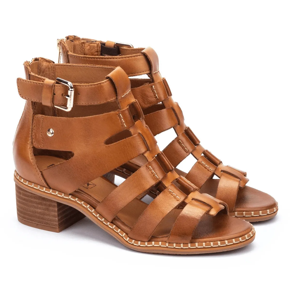 Pikolinos Damen Blanes Brandy Leder