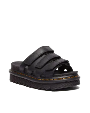 Raine Slide Athena Sandalen in Schwarz