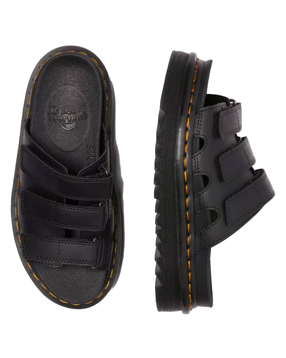 Raine Slide Athena Sandalen in Schwarz