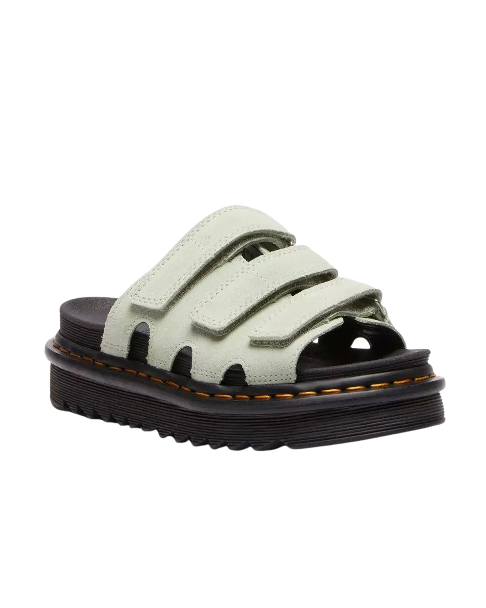Raine Slide EH Wildleder Sandalen in Salbeigrün