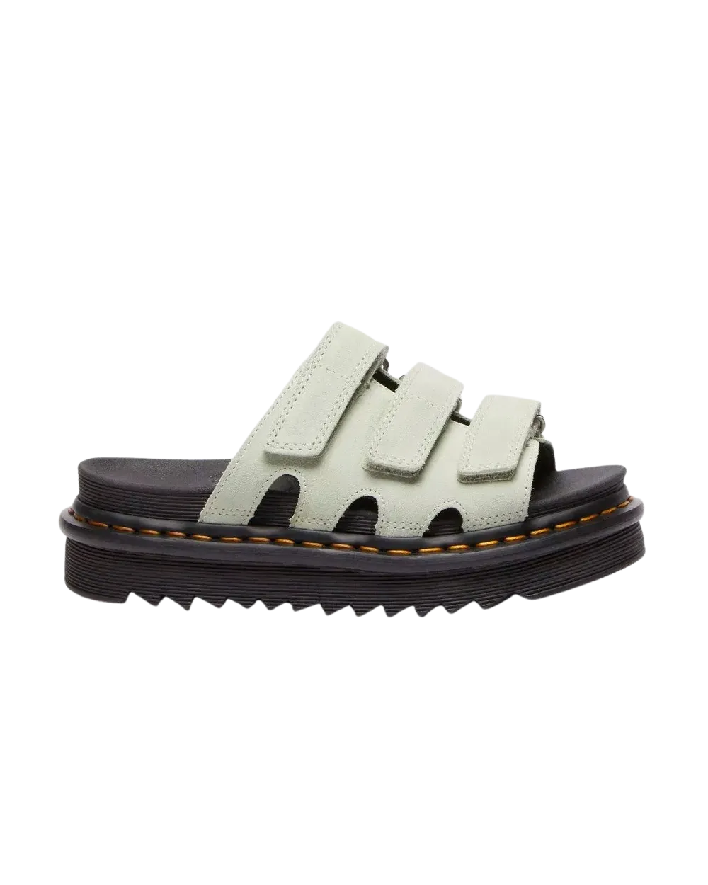 Raine Slide EH Wildleder Sandalen in Salbeigrün