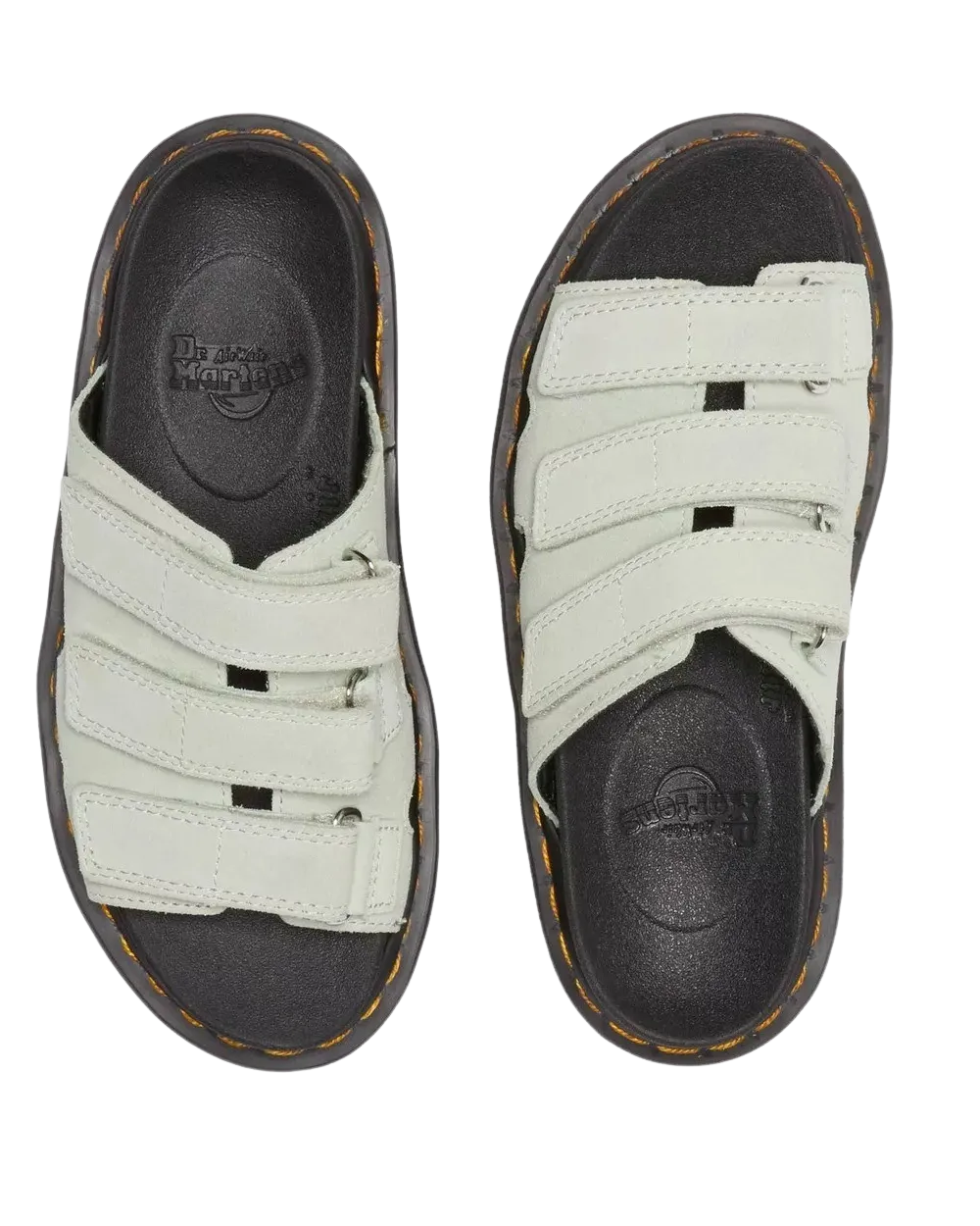 Raine Slide EH Wildleder Sandalen in Salbeigrün