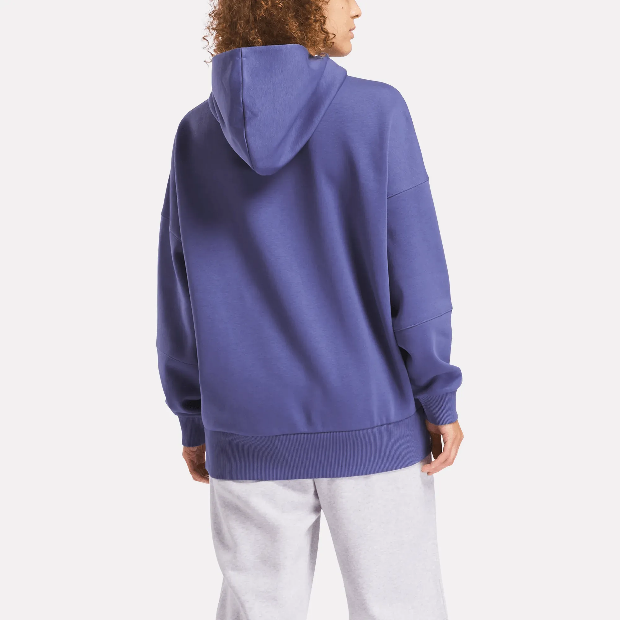 Reebok Schuhe Damen Lux Übergroße Kapuzenjacke