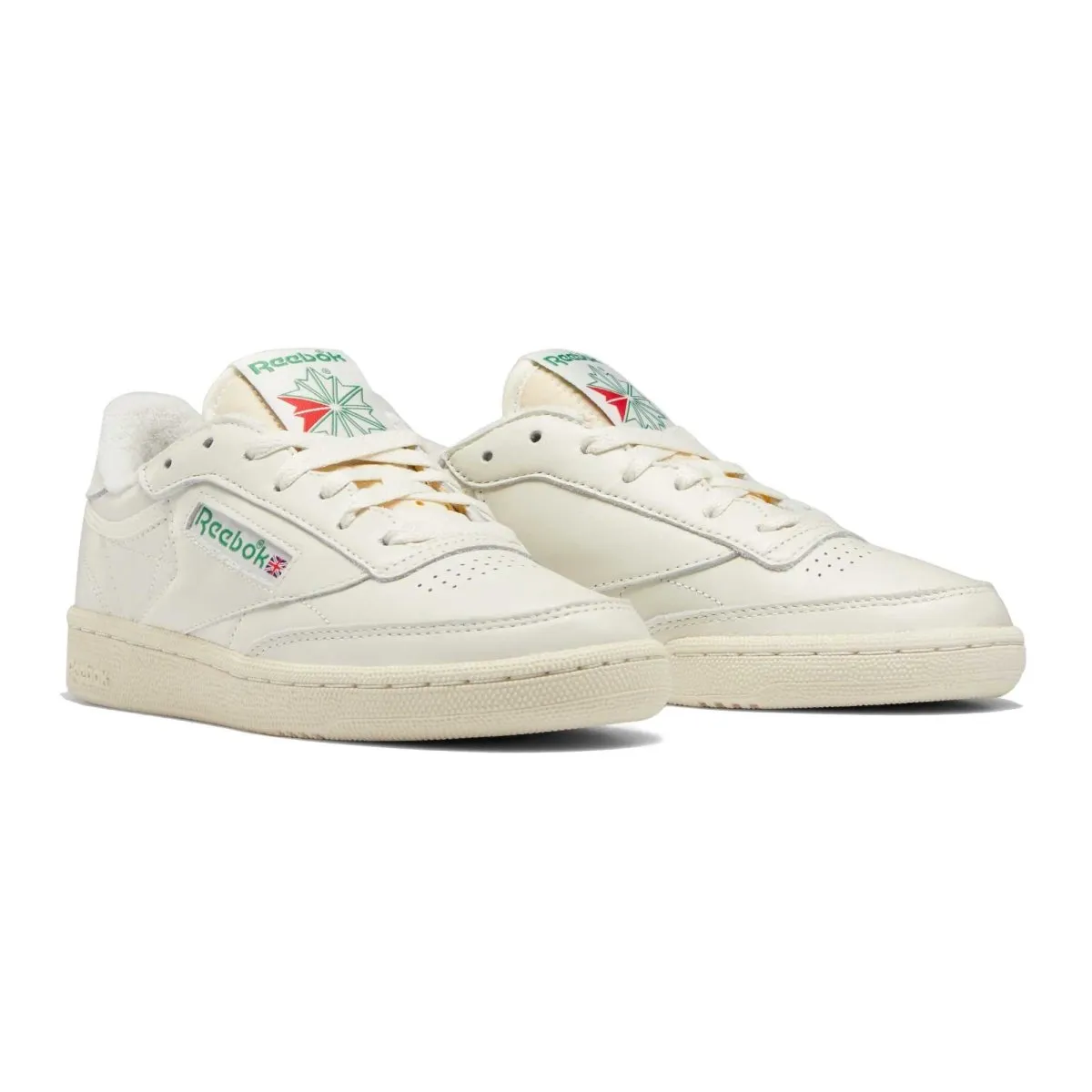 Reebok Damen Club C 85 Vintage Kreide/Grün