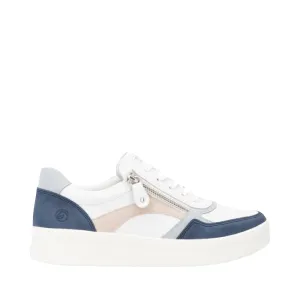Remonte Damen Kendra 01 Sneaker in Weiß/Jeans