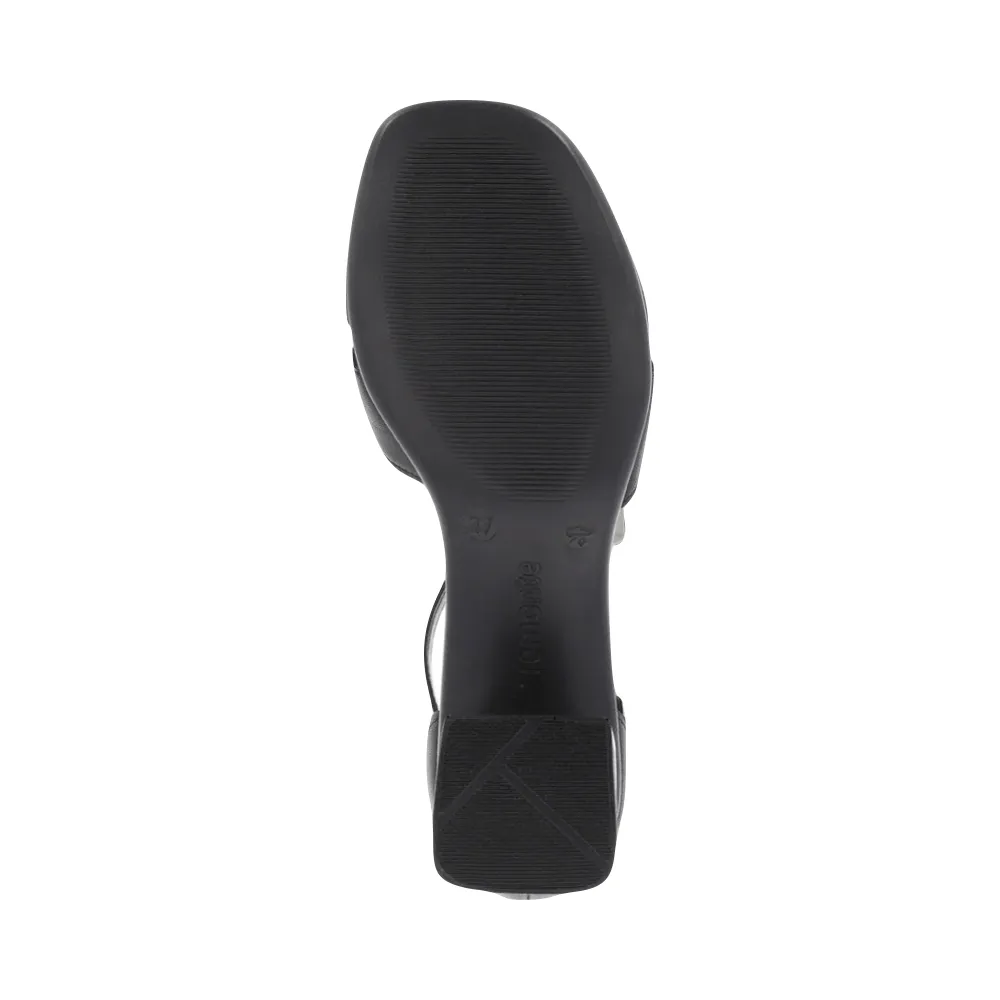 Remote Women's Dorina 50 schwarze Absatzsandale in Schwarz