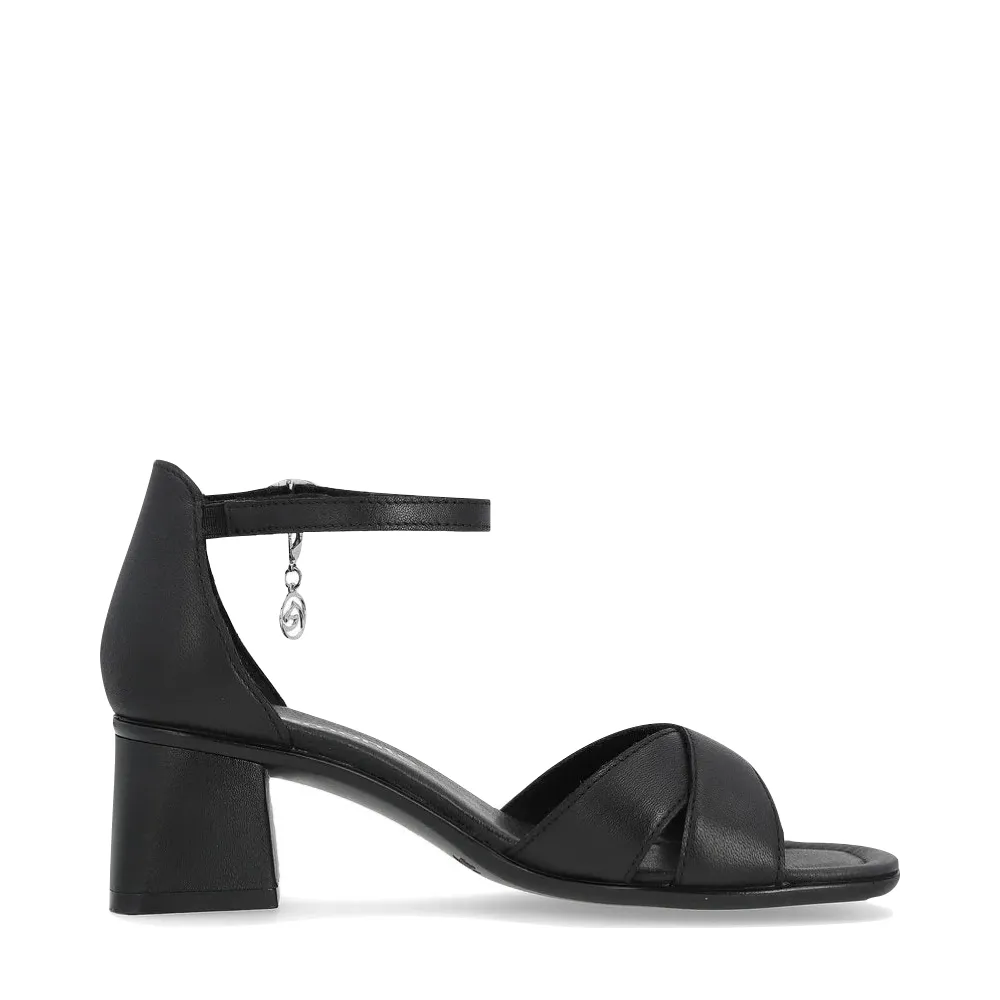 Remote Women's Dorina 50 schwarze Absatzsandale in Schwarz