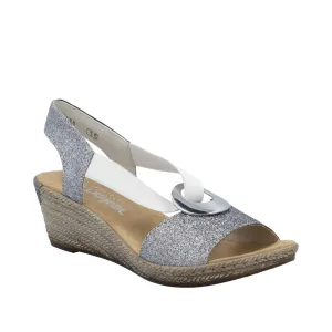RIEKER FANNI SANDALETTE - SILBER - 624H692