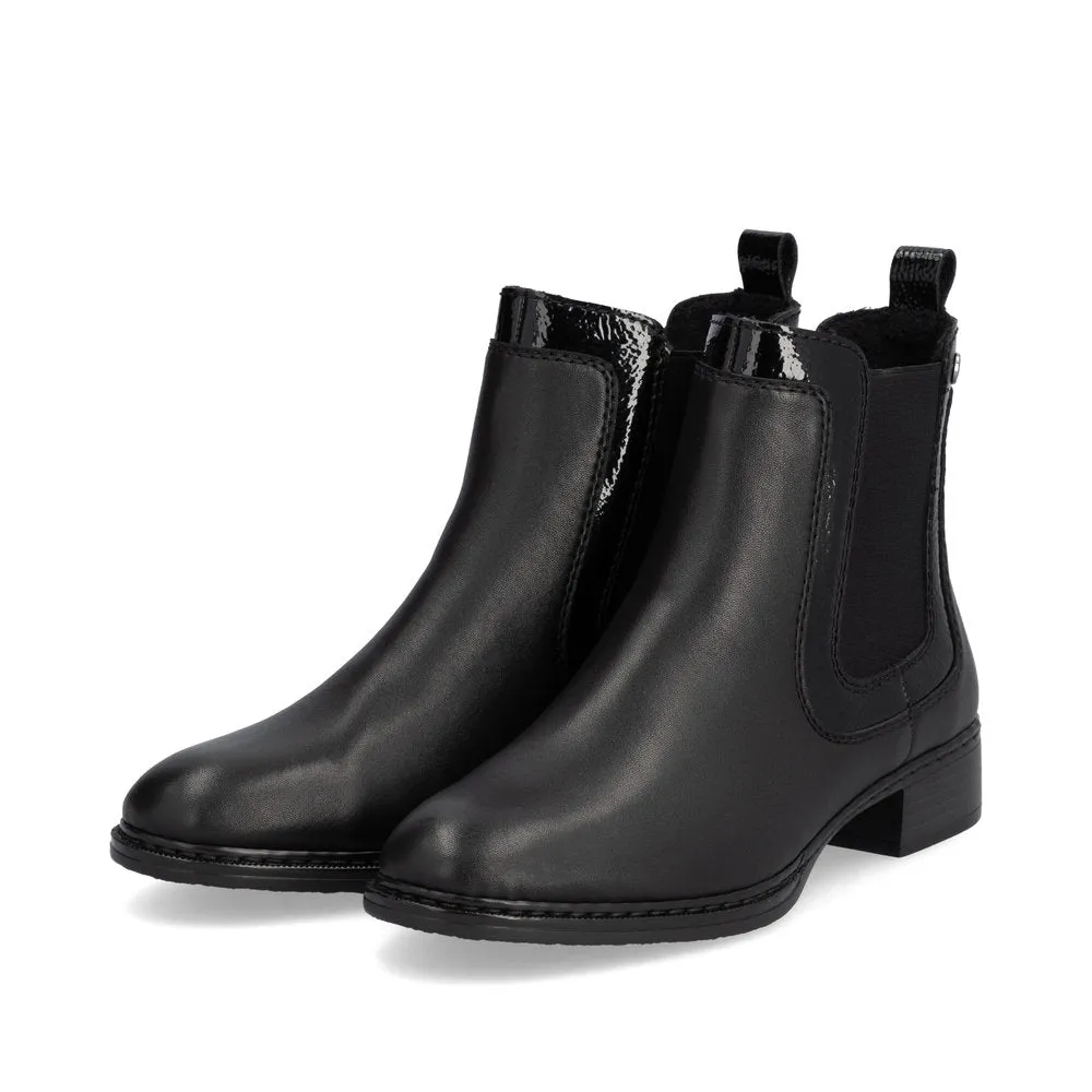 Rieker Schuhe 73457-00 Chelsea Schwarz