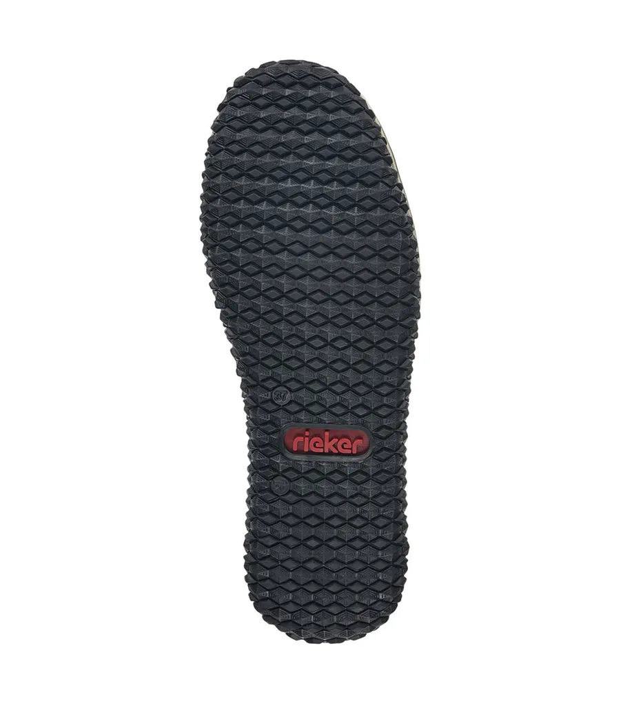 Rieker Schuhe L4270-00 Schwarz Reißverschluss RTex