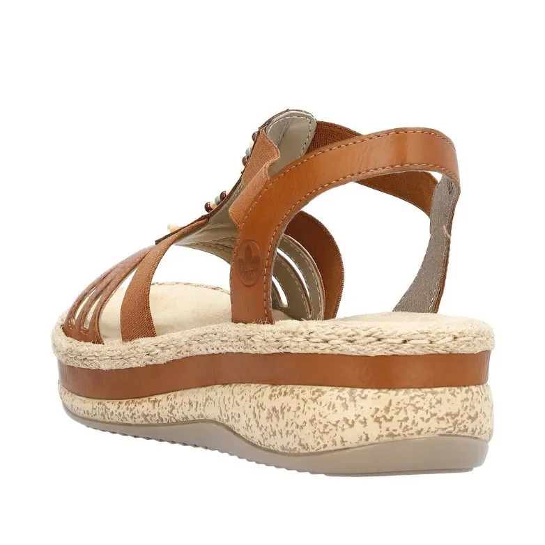 Rieker Schuhe V0921-24 Schlupfmodell Cognac