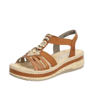 Rieker Schuhe V0921-24 Schlupfmodell Cognac