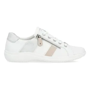 Rieker Damen Louann D1E00-81 Weiß/Rosa/Eis