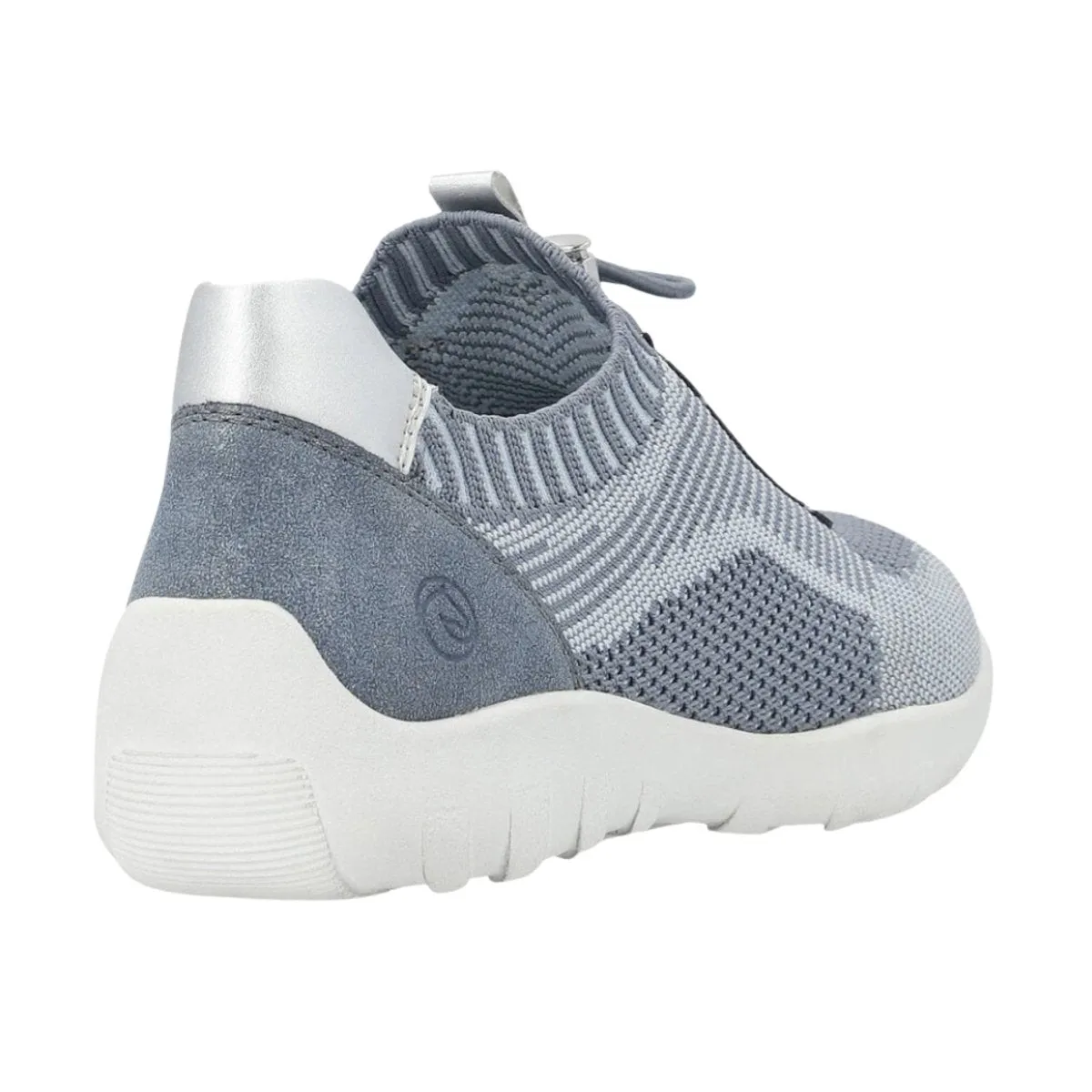 Rieker Damen R3518-15 Liv Jeans-Blau/Adria/Silber Mesh