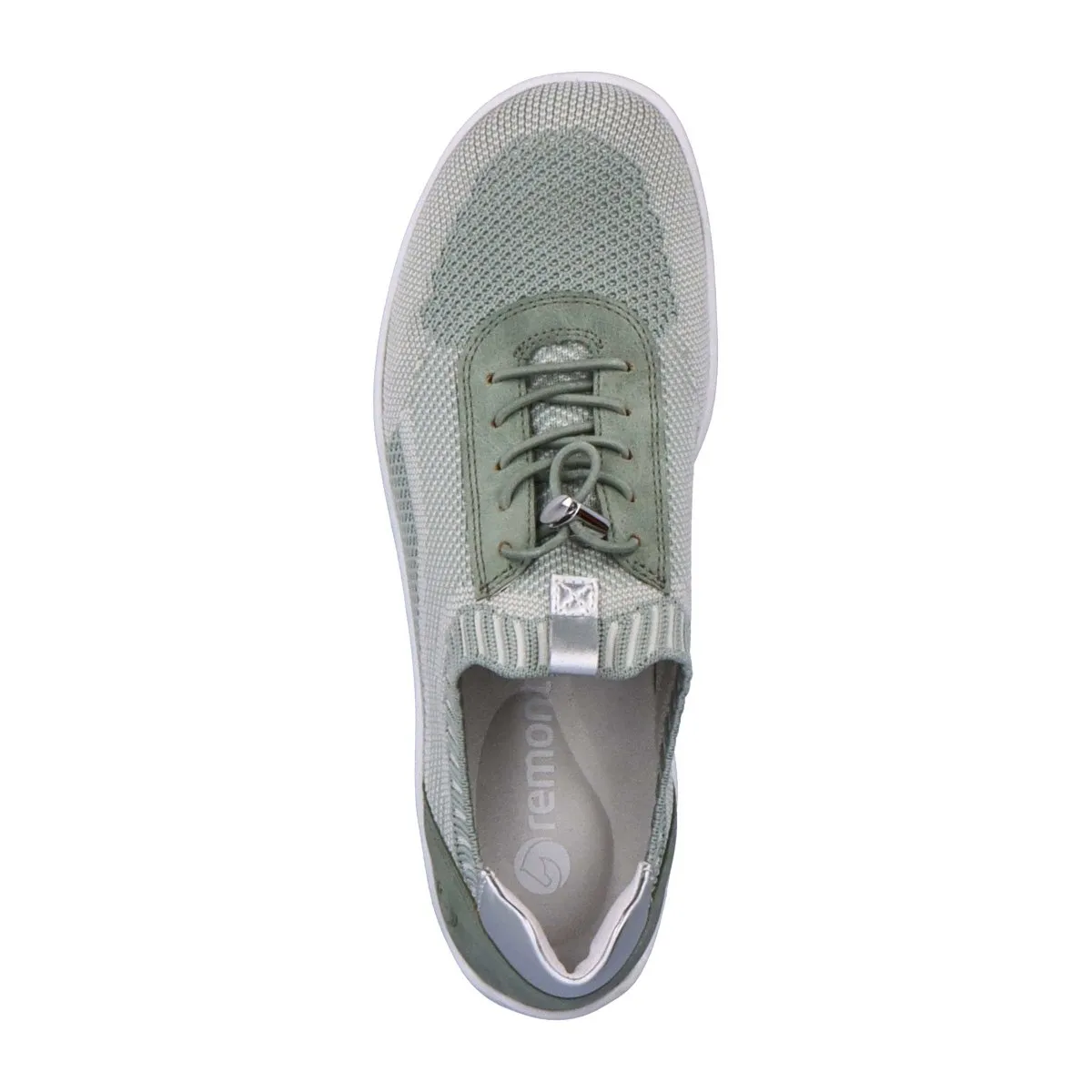 Rieker Damen R3518-52 Liv Mint/Silber Mesh