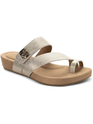 Rilleyy Damen Kunstleder Zehensteg Sandalen Ecco Schuhe