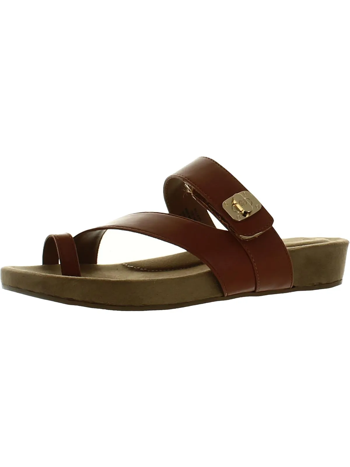 Rilleyy Damen Kunstleder Zehensteg Sandalen Ecco Schuhe