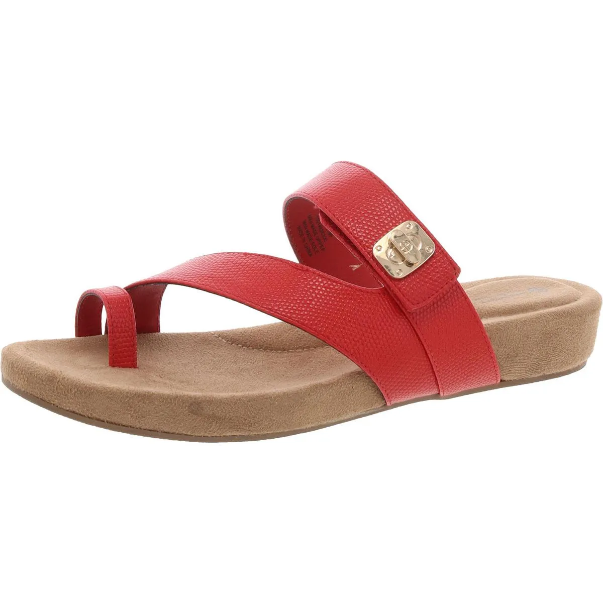 Rilleyy Damen Kunstleder Zehensteg Sandalen Ecco Schuhe