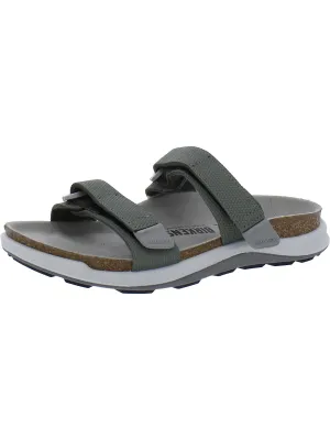 Sahara Damen Kunstleder Vegane Slide Sandalen
