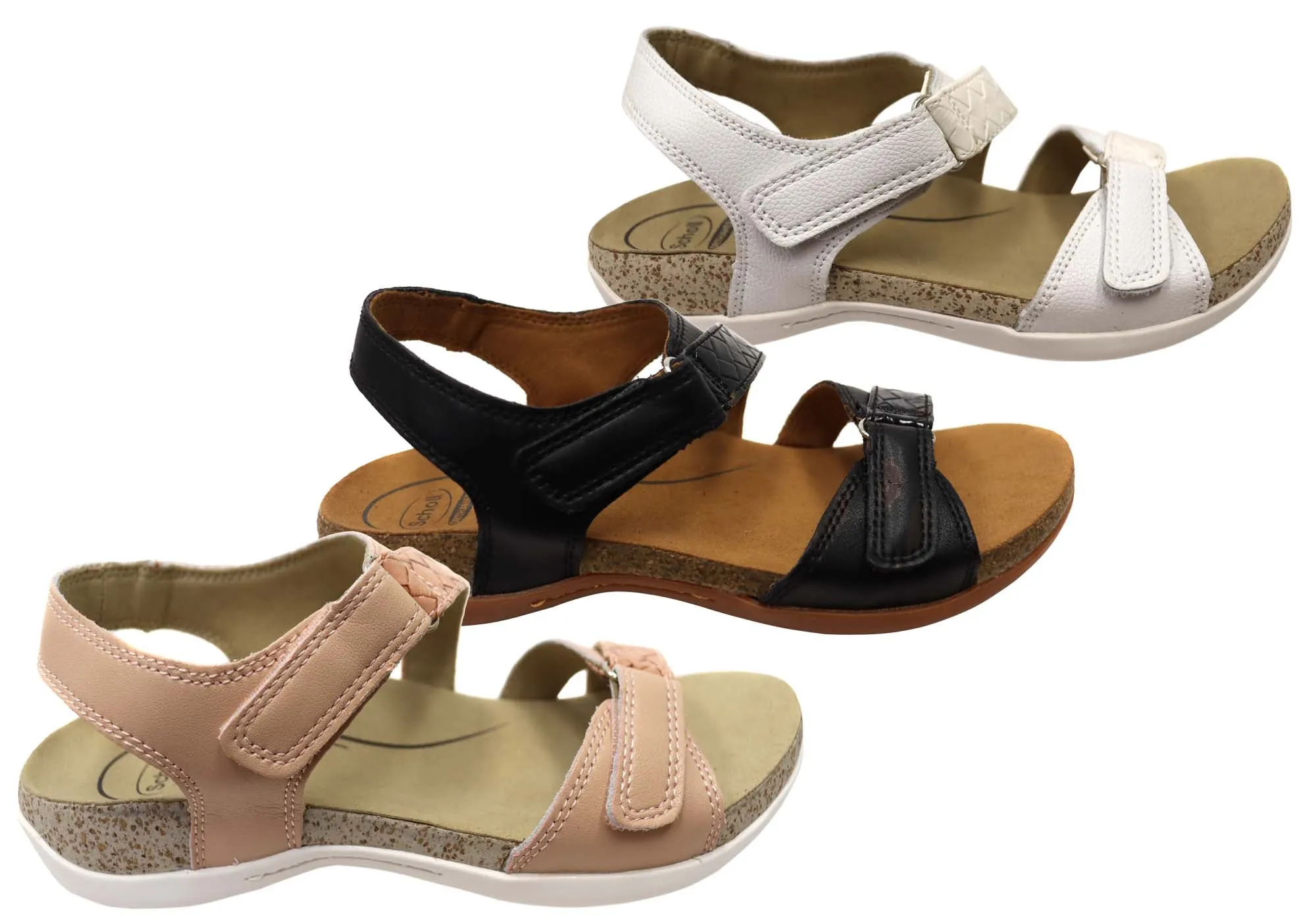 Scholl Orthaheel Aria Damen Bequeme Unterstützende Sandalen Scholl Orthaheel Schuhe