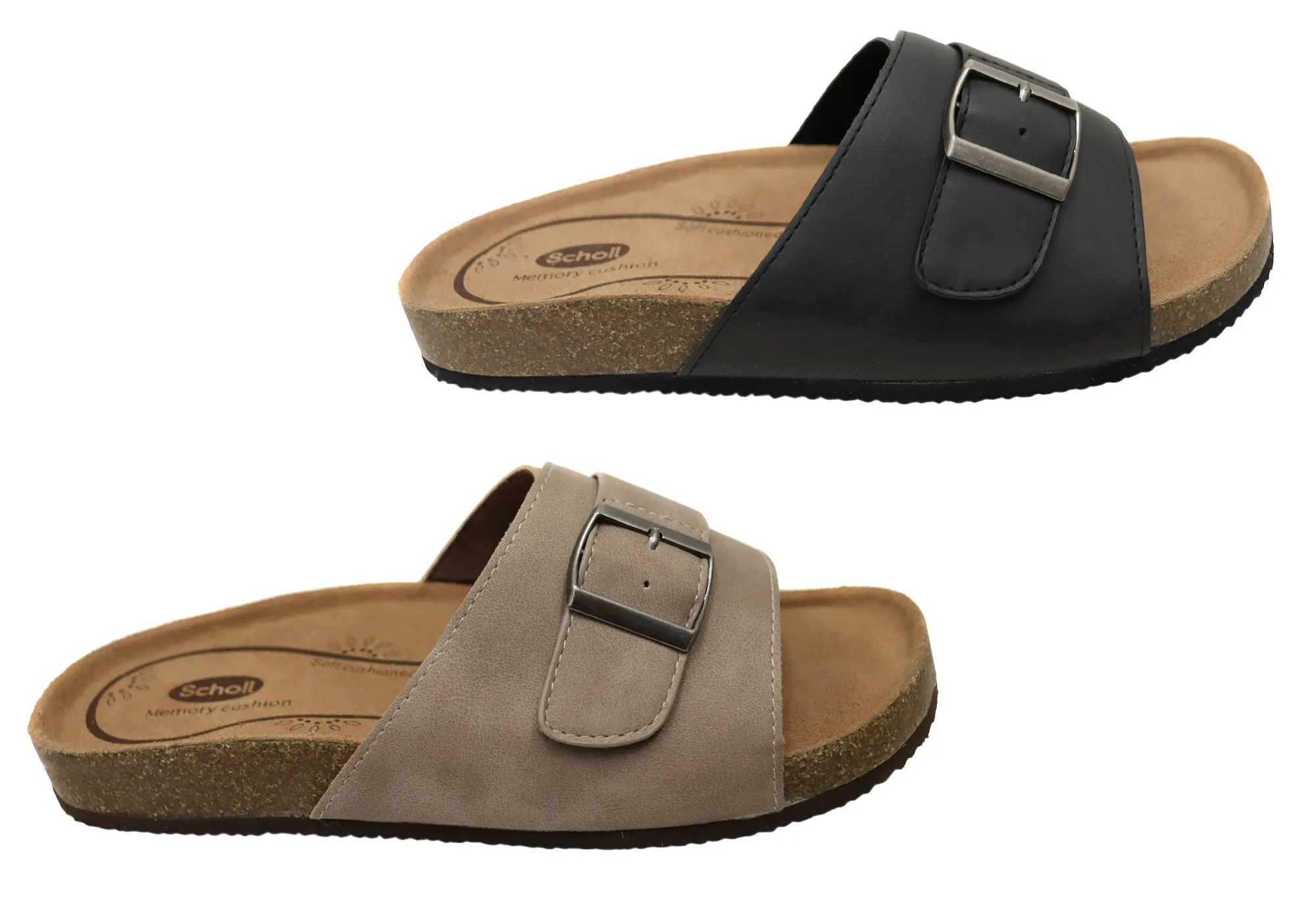 Scholl Orthaheel Brine Damen Bequeme Slides Sandalen Scholl Orthaheel Schuhe