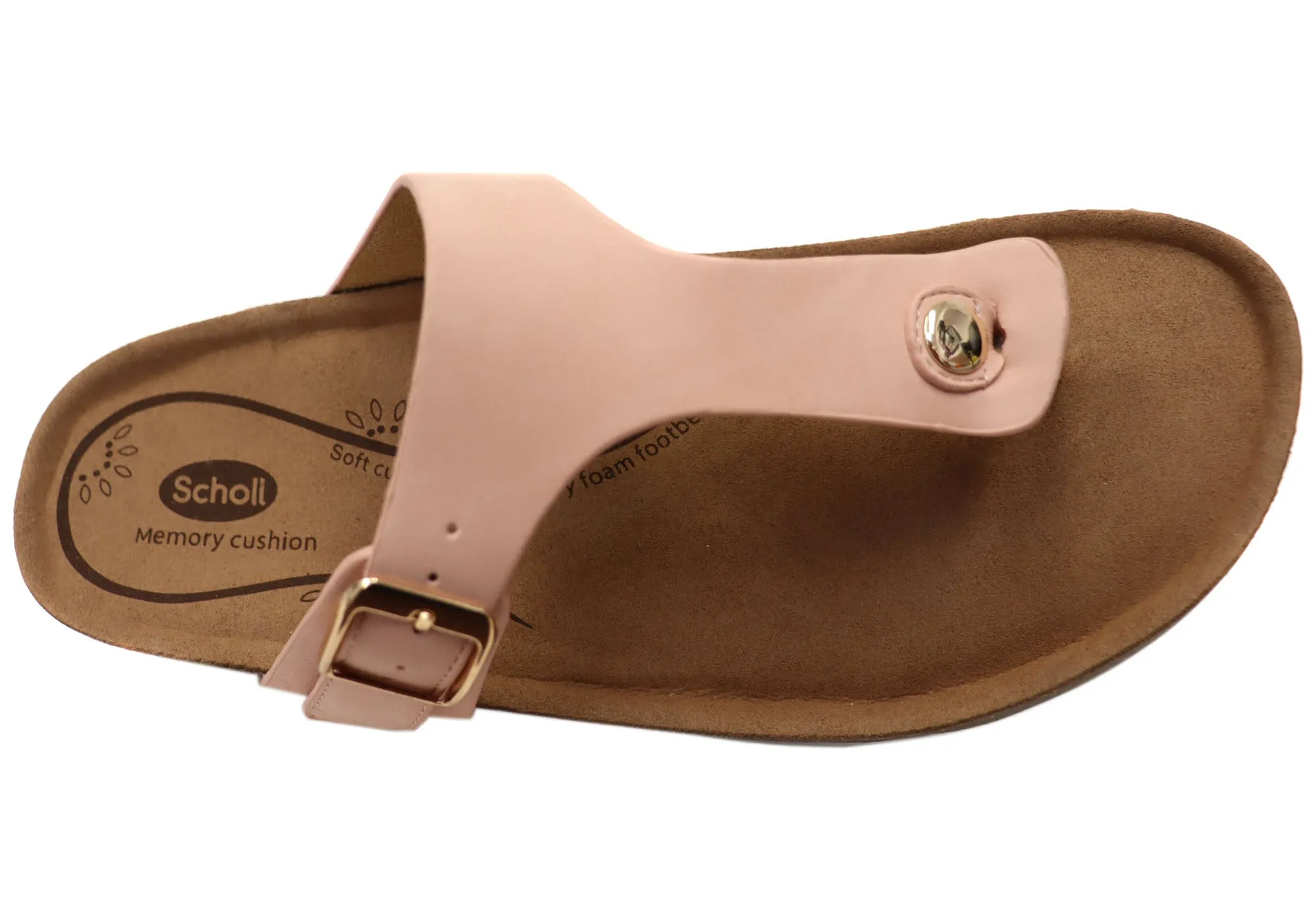 Scholl Orthaheel Brittany Damen Bequeme Zehensteg-Sandalen Scholl Orthaheel Schuhe