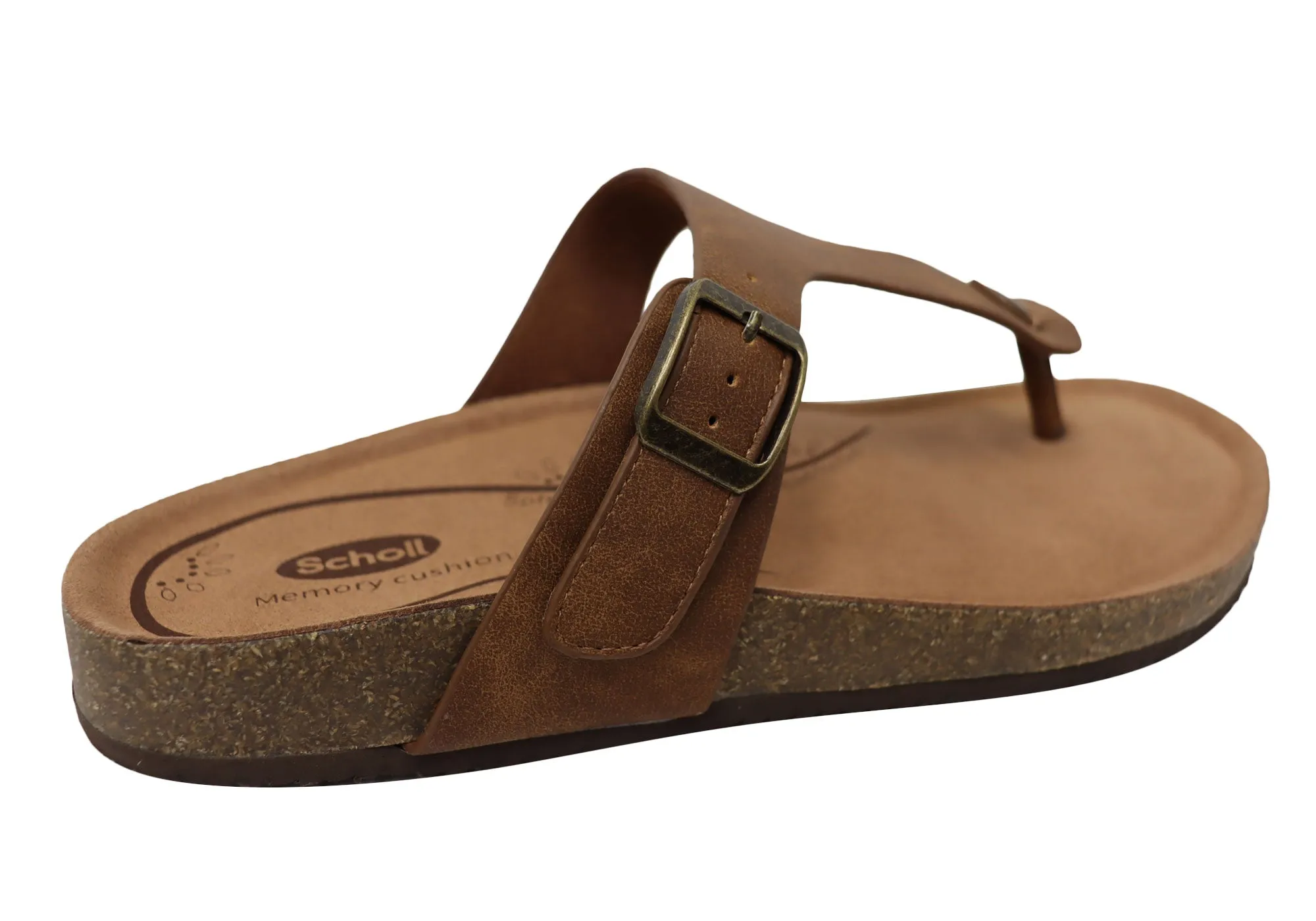 Scholl Orthaheel Brittany Damen Bequeme Zehensteg-Sandalen Scholl Orthaheel Schuhe