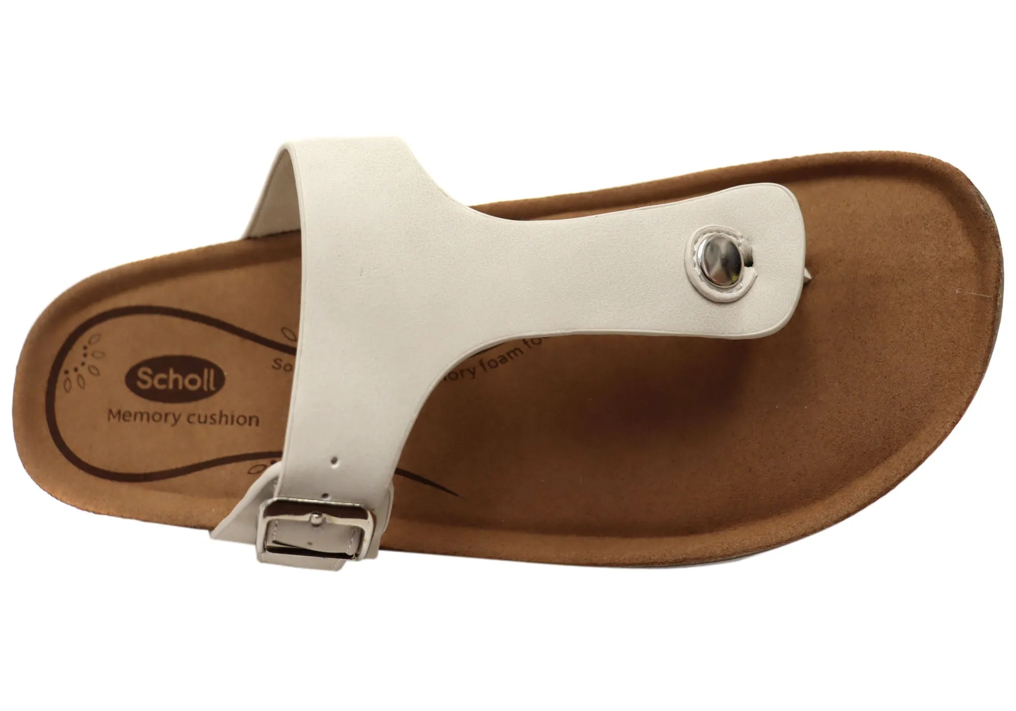 Scholl Orthaheel Brittany Damen Bequeme Zehensteg-Sandalen Scholl Orthaheel Schuhe