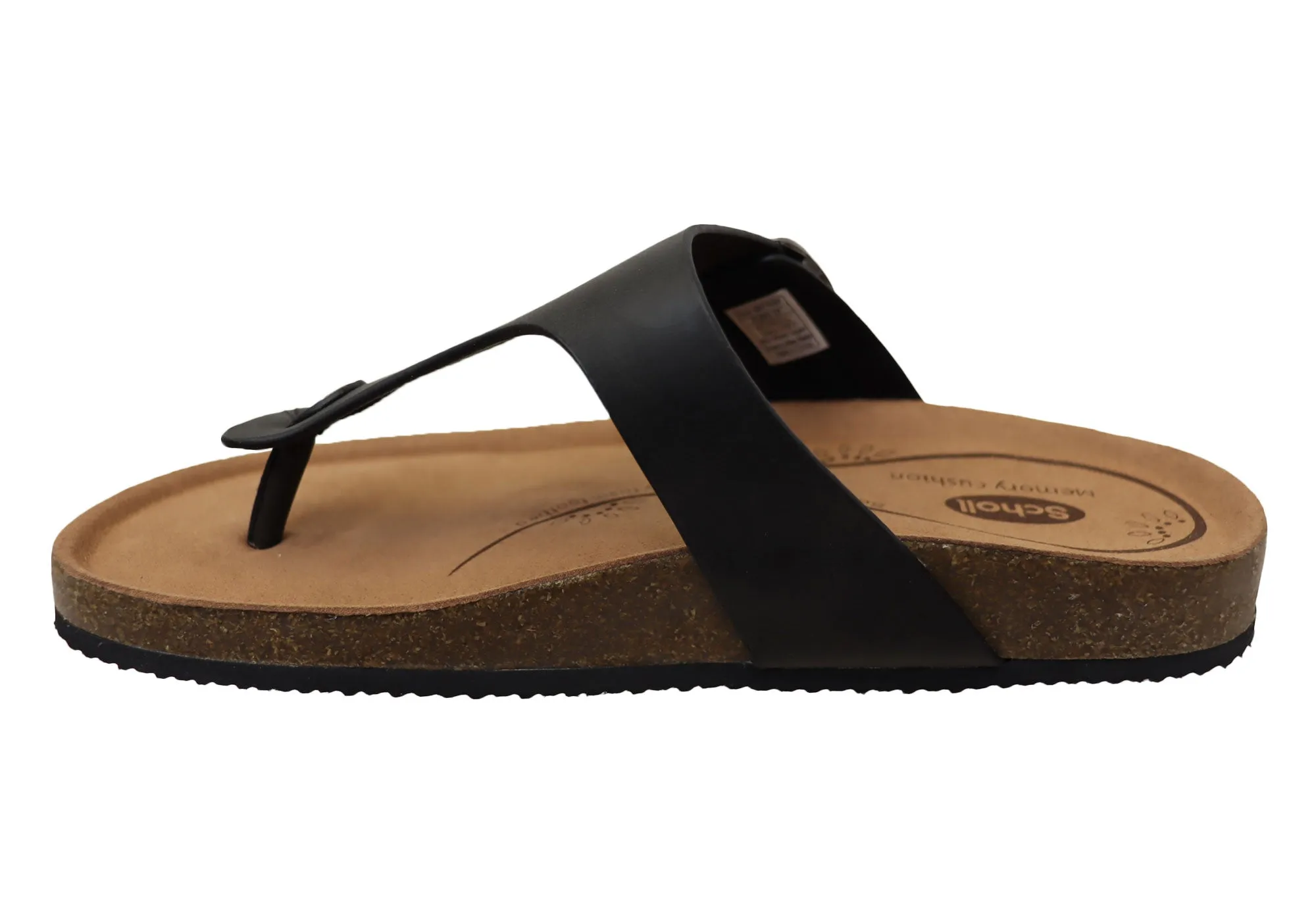 Scholl Orthaheel Brittany Damen Bequeme Zehensteg-Sandalen Scholl Orthaheel Schuhe