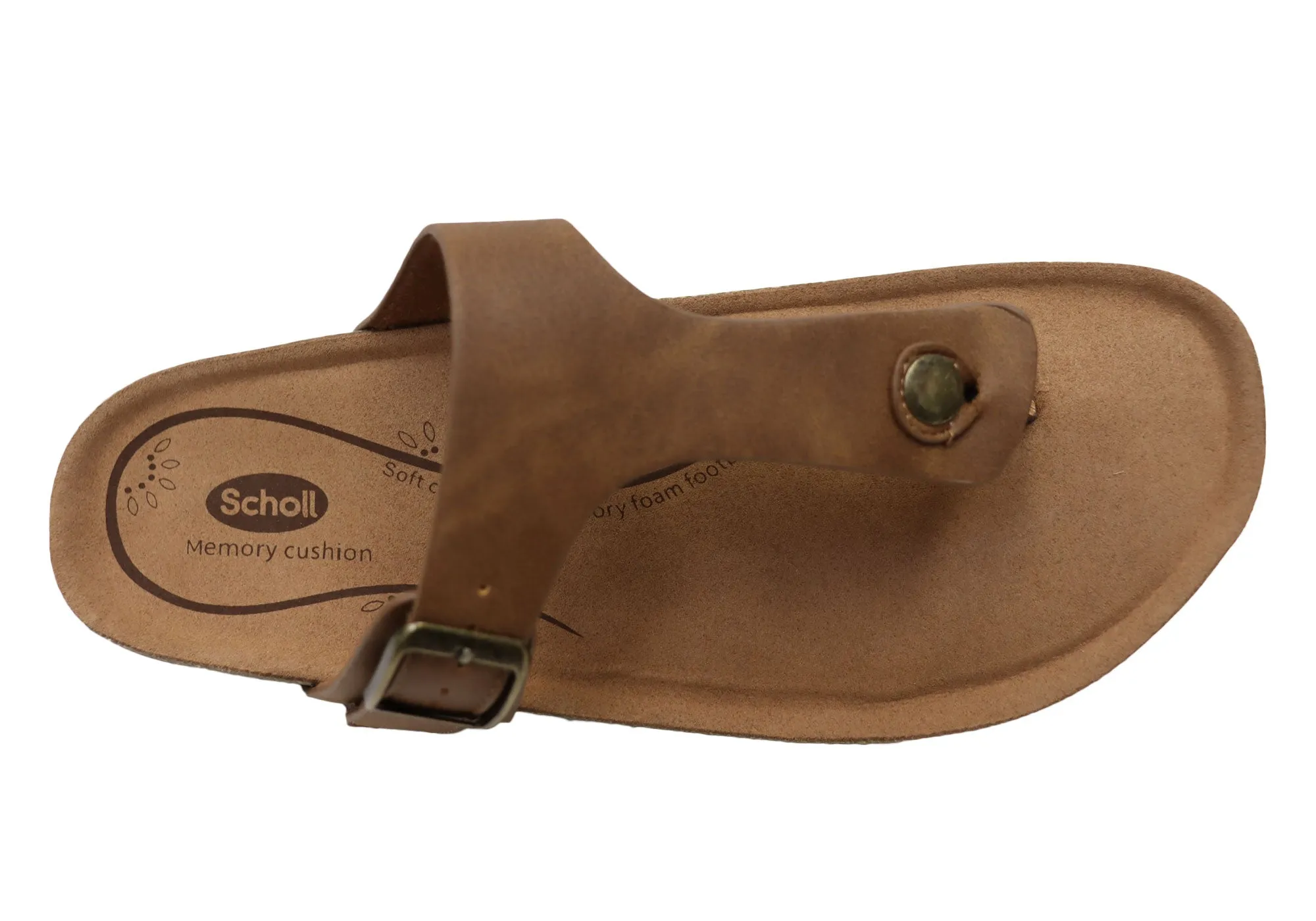 Scholl Orthaheel Brittany Damen Bequeme Zehensteg-Sandalen Scholl Orthaheel Schuhe