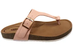 Scholl Orthaheel Brittany Damen Bequeme Zehensteg-Sandalen Scholl Orthaheel Schuhe