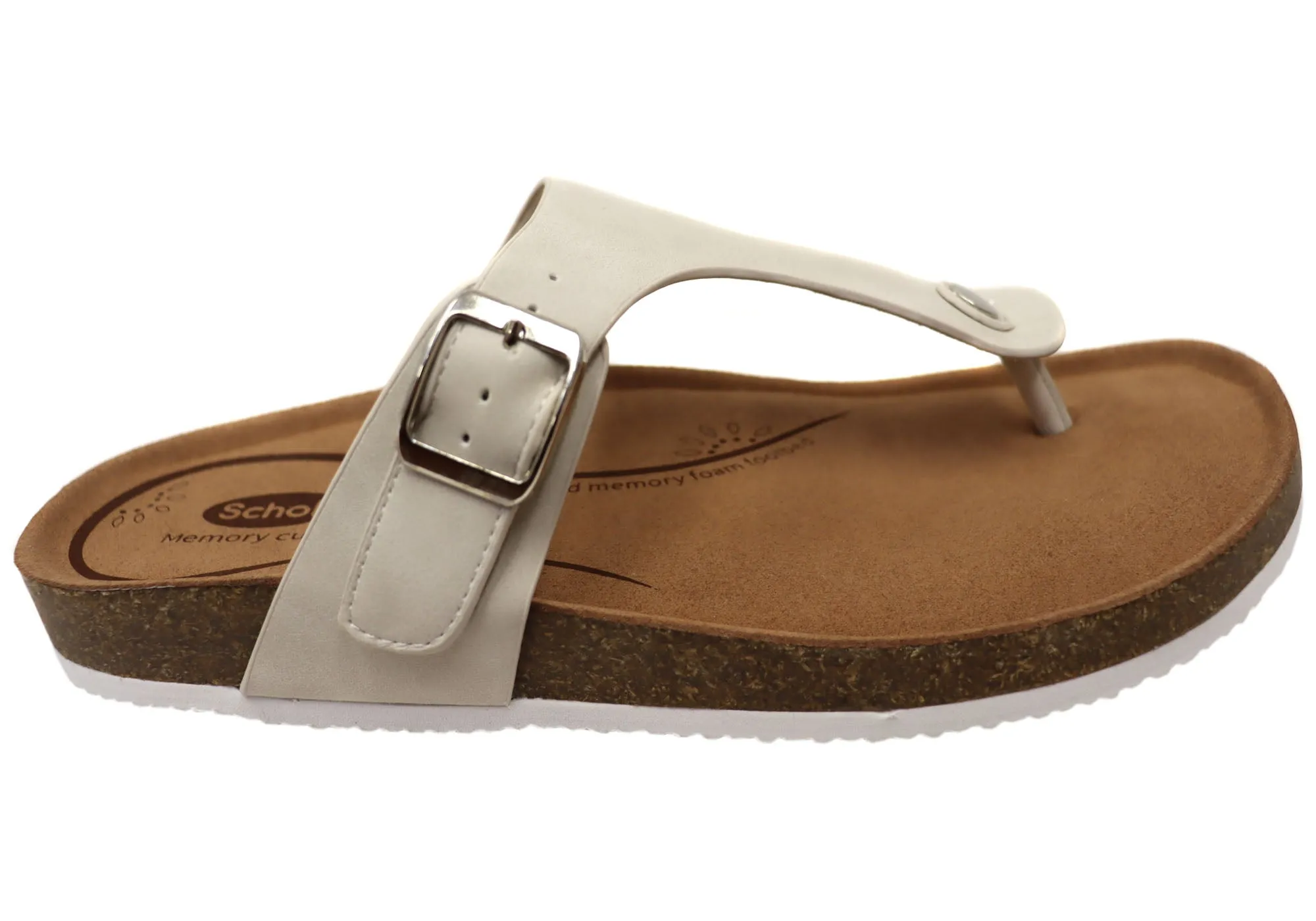 Scholl Orthaheel Brittany Damen Bequeme Zehensteg-Sandalen Scholl Orthaheel Schuhe