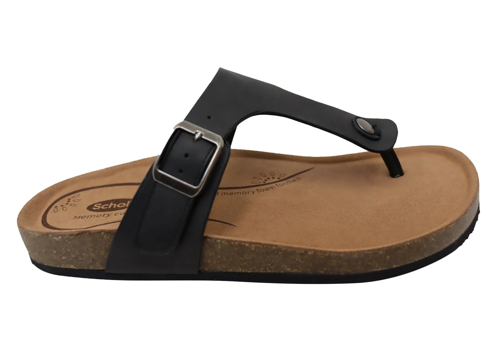 Scholl Orthaheel Brittany Damen Bequeme Zehensteg-Sandalen Scholl Orthaheel Schuhe